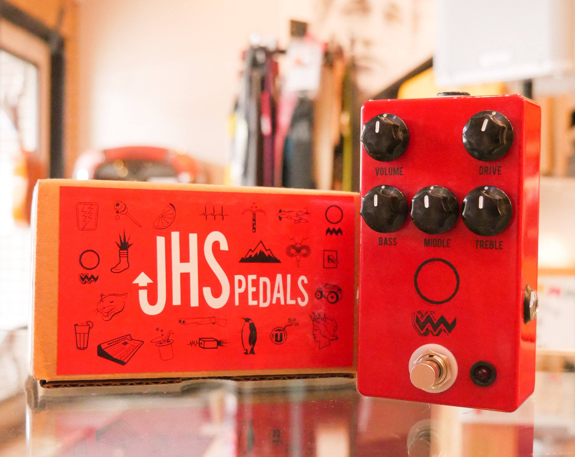 JHS Angry Charlie V3 distortion pedal - w/box