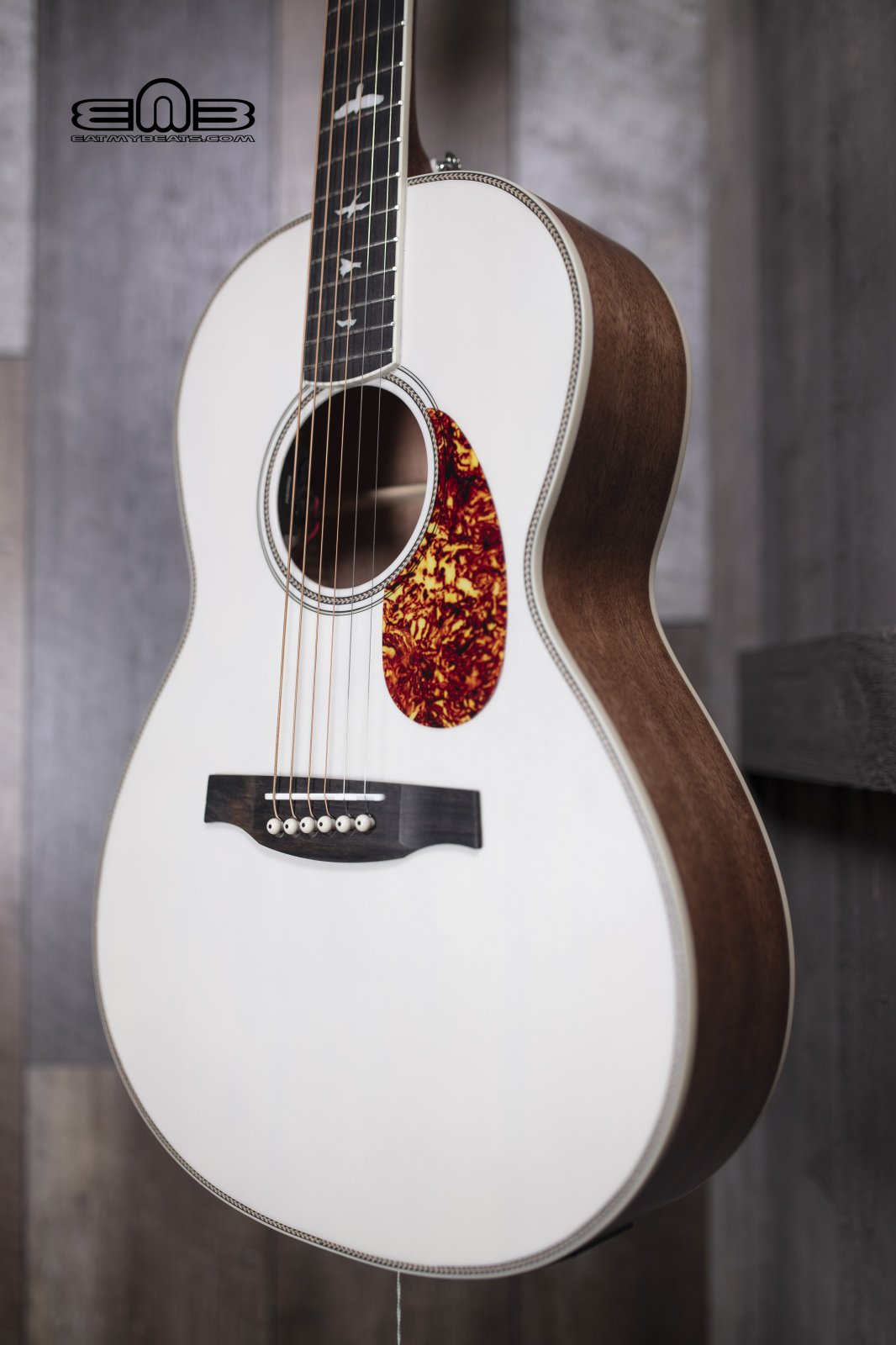 PRS SE PPE20SAAW P20 Parlor Acoustic Guitar in Antique White Paul