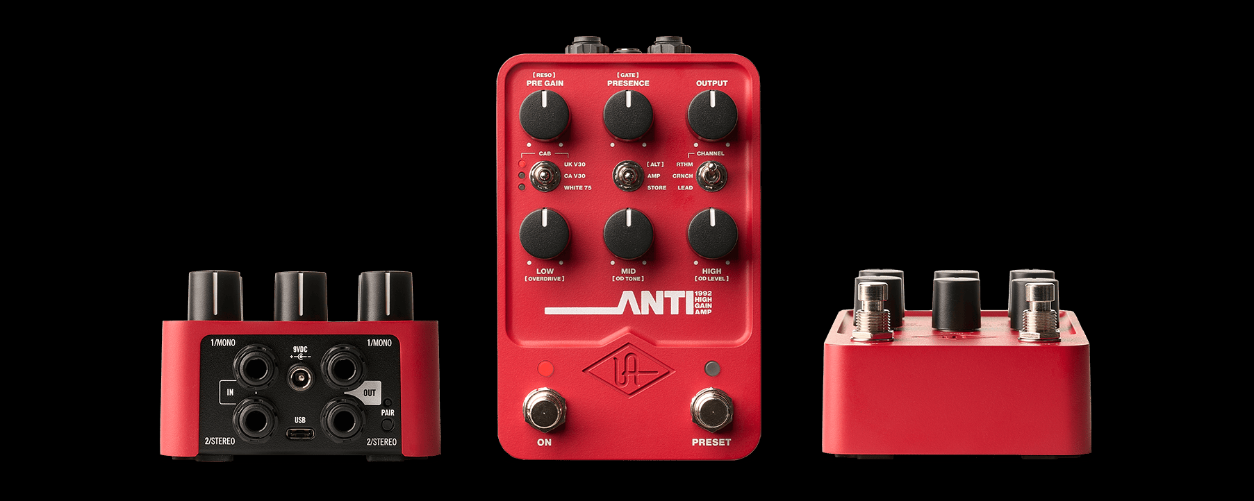 Universal Audio UAFX Anti 1992 High Gain Amp Pedal - 819937004629