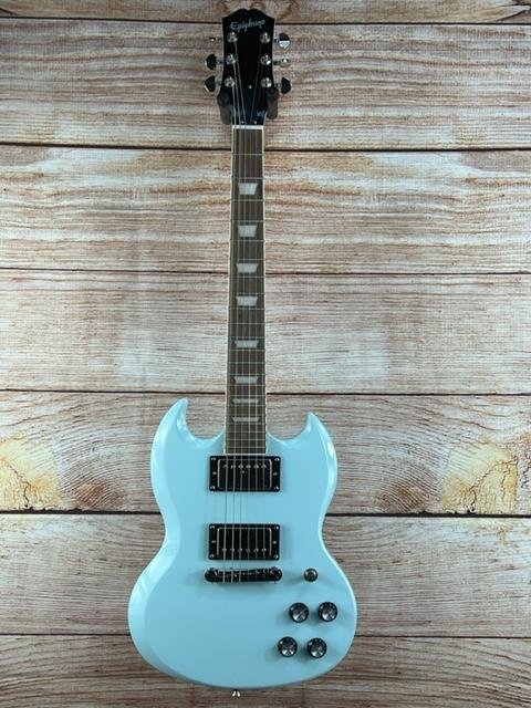 Epiphone Power Players SG Electric Guitar Ice Blue - 711106086347