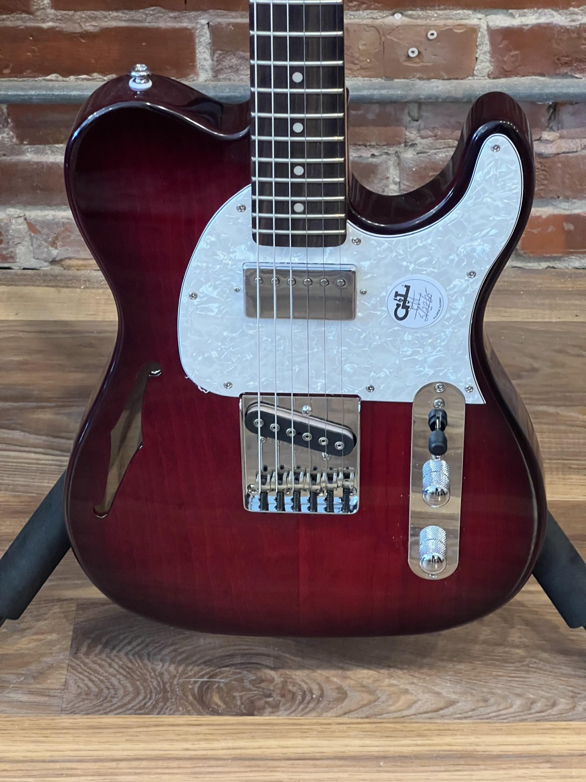 G&L Tribute Series ASAT Classic Bluesboy Semi-Hollow - Redburst w