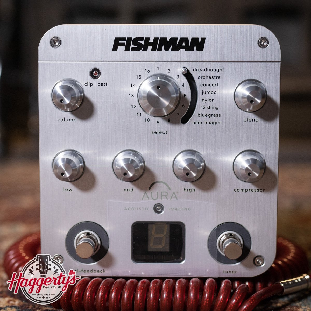 Fishman Aura Spectrum Acoustic Guitar DI Pedal - 605609106797