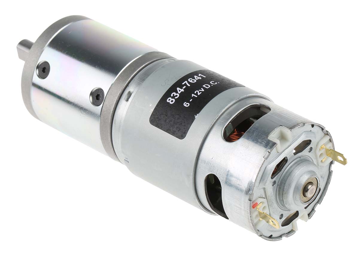 RS PRO, ブラシ付きギア DCギヤードモータ 12V 1.8 Nm 116 rpm | RS