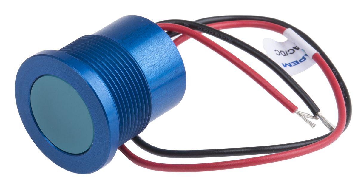 RS PRO パイロットランプ, 12V, 青, 実装ホールサイズ:22mm | RS