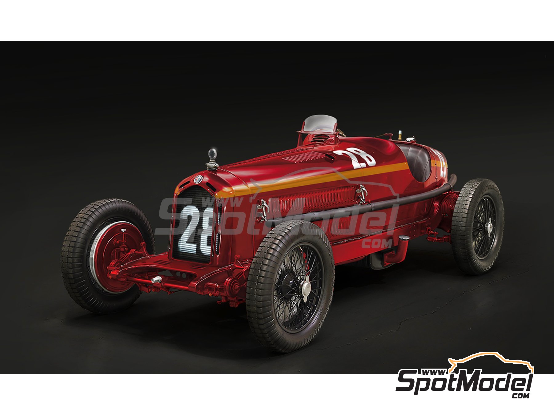 Italeri 4706: Car scale model kit 1/12 scale - Alfa Romeo 8C 2300