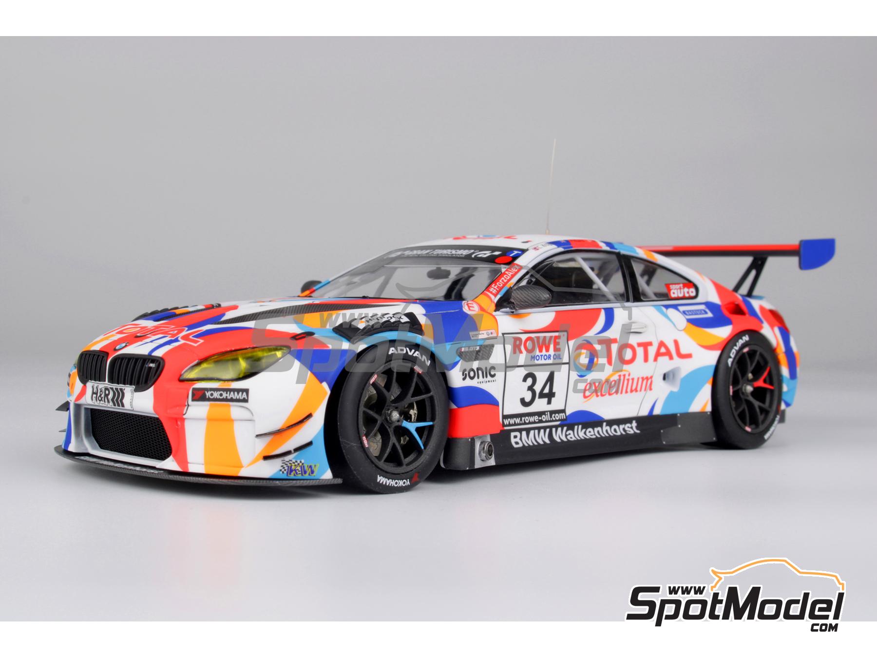 Nunu PN24042: Car scale model kit 1/24 scale - BMW M6 GT3