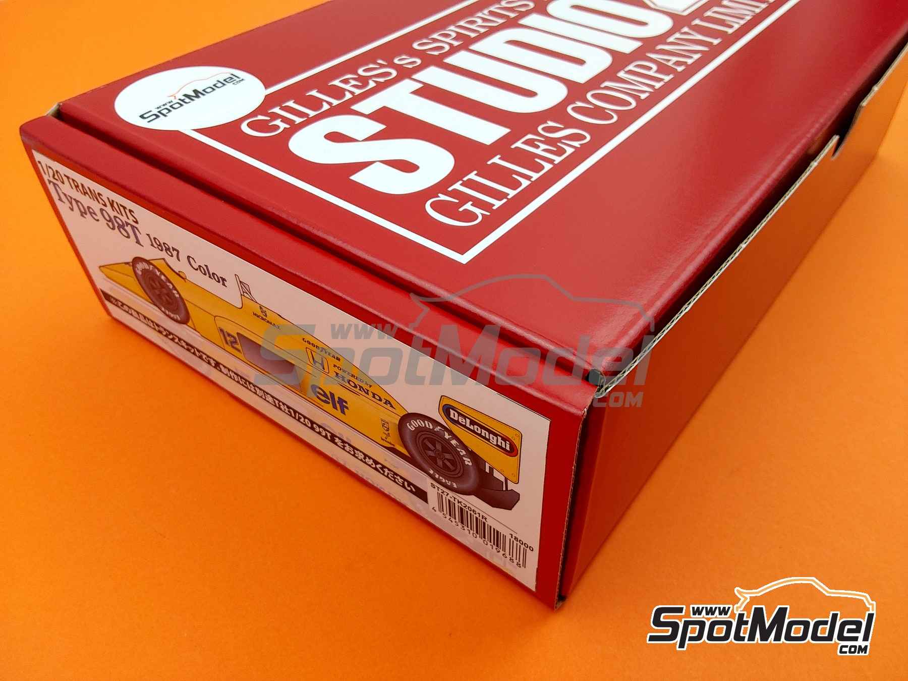 Studio27 TK2061R: Transkit 1/20 scale - Lotus Honda 98T Camel