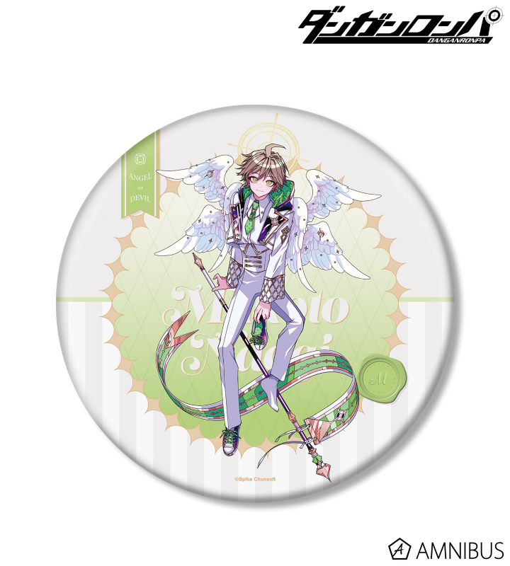 めつぶしあんこさんイラスト 苗木 誠 天使と悪魔ver. BIG缶バッジ（全9