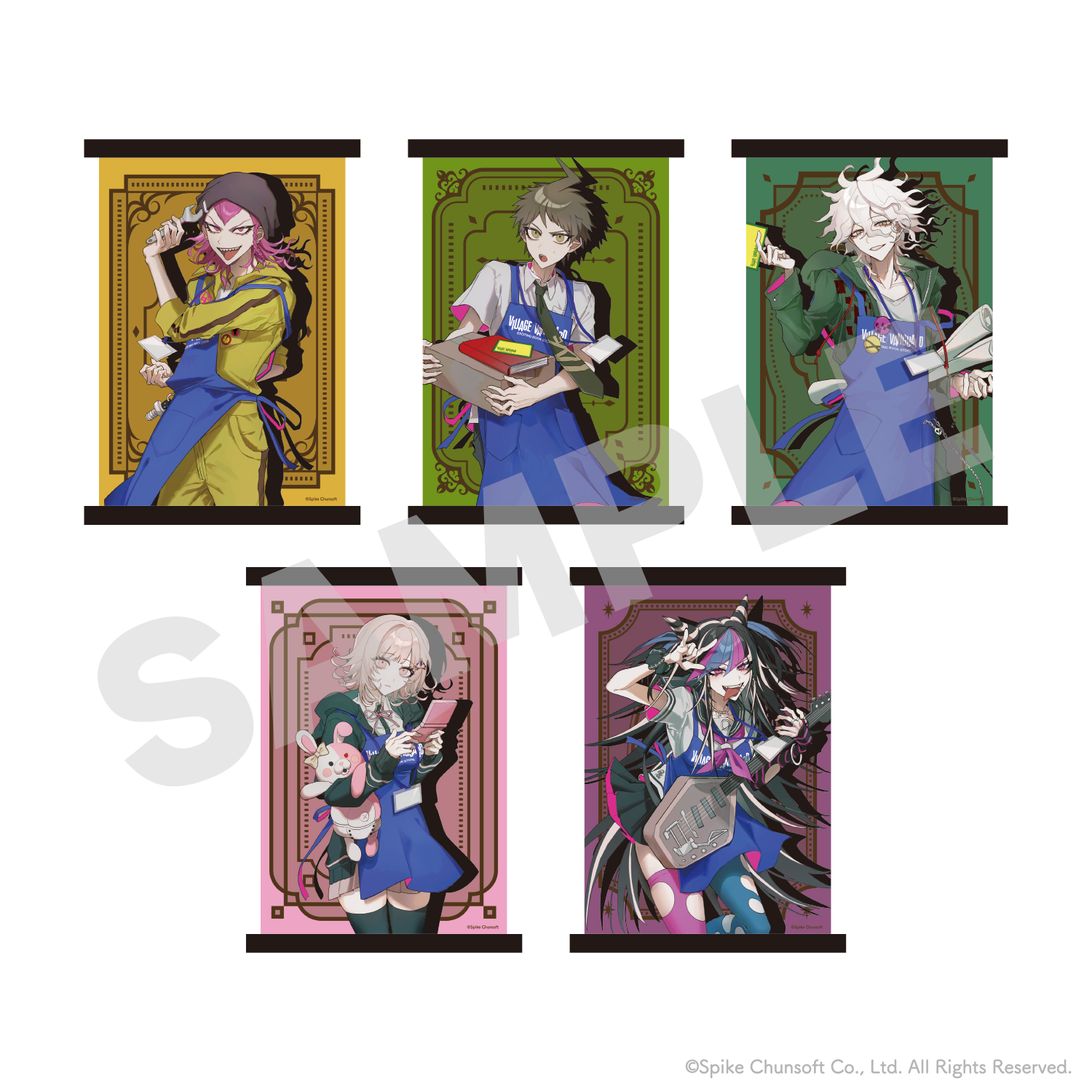 タペストリー 全5種 | 株式会社スパイク・チュンソフト