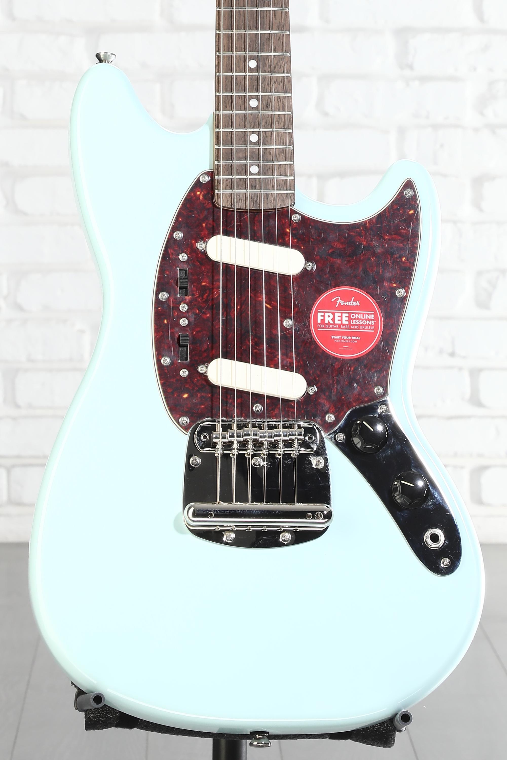 Squier Classic Vibe '60s Mustang Electric Guitar - Sonic Blue