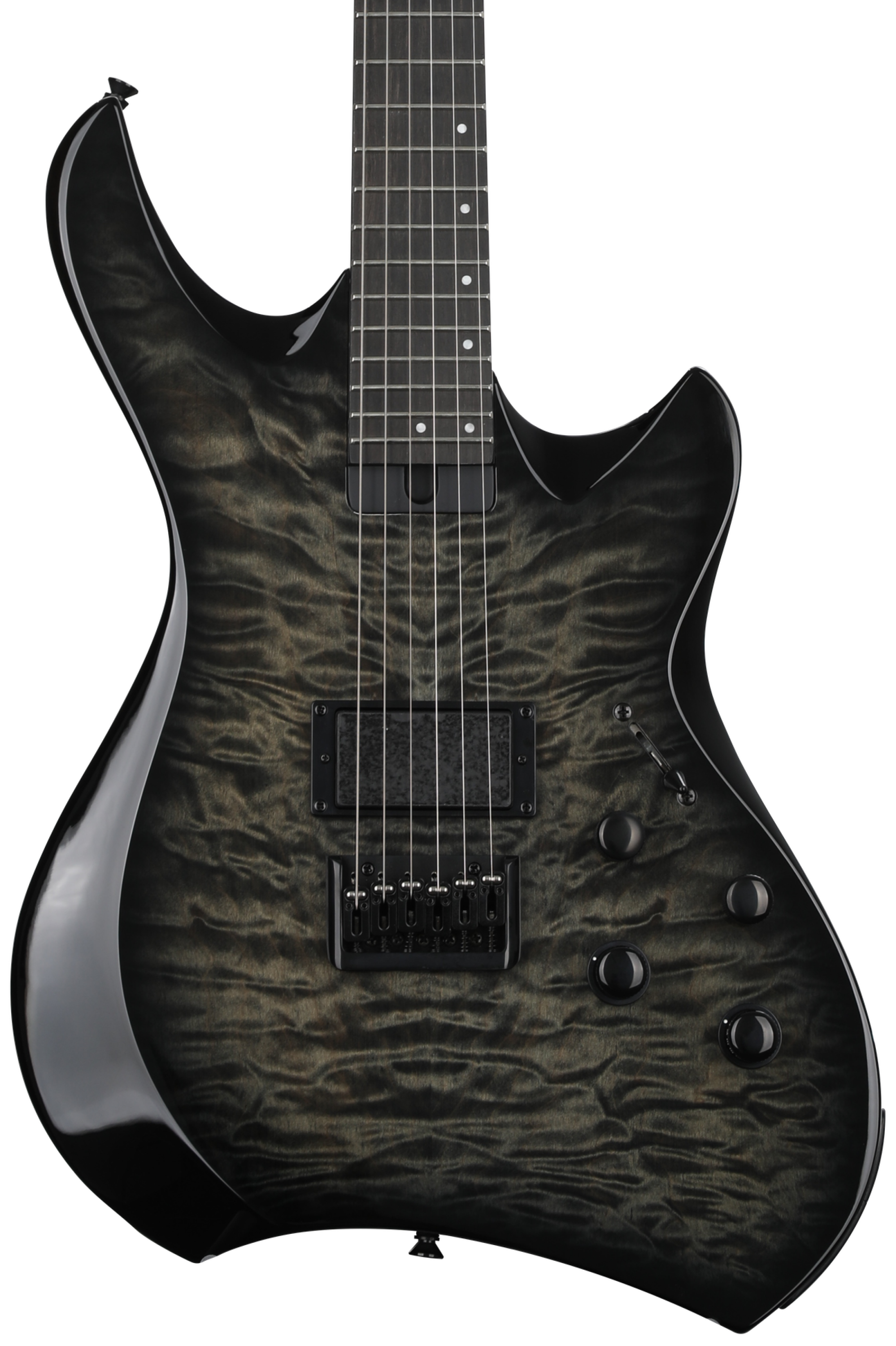 Line 6 Shuriken Variax SR270, Dent 'n Scratch - Trans Black Burst