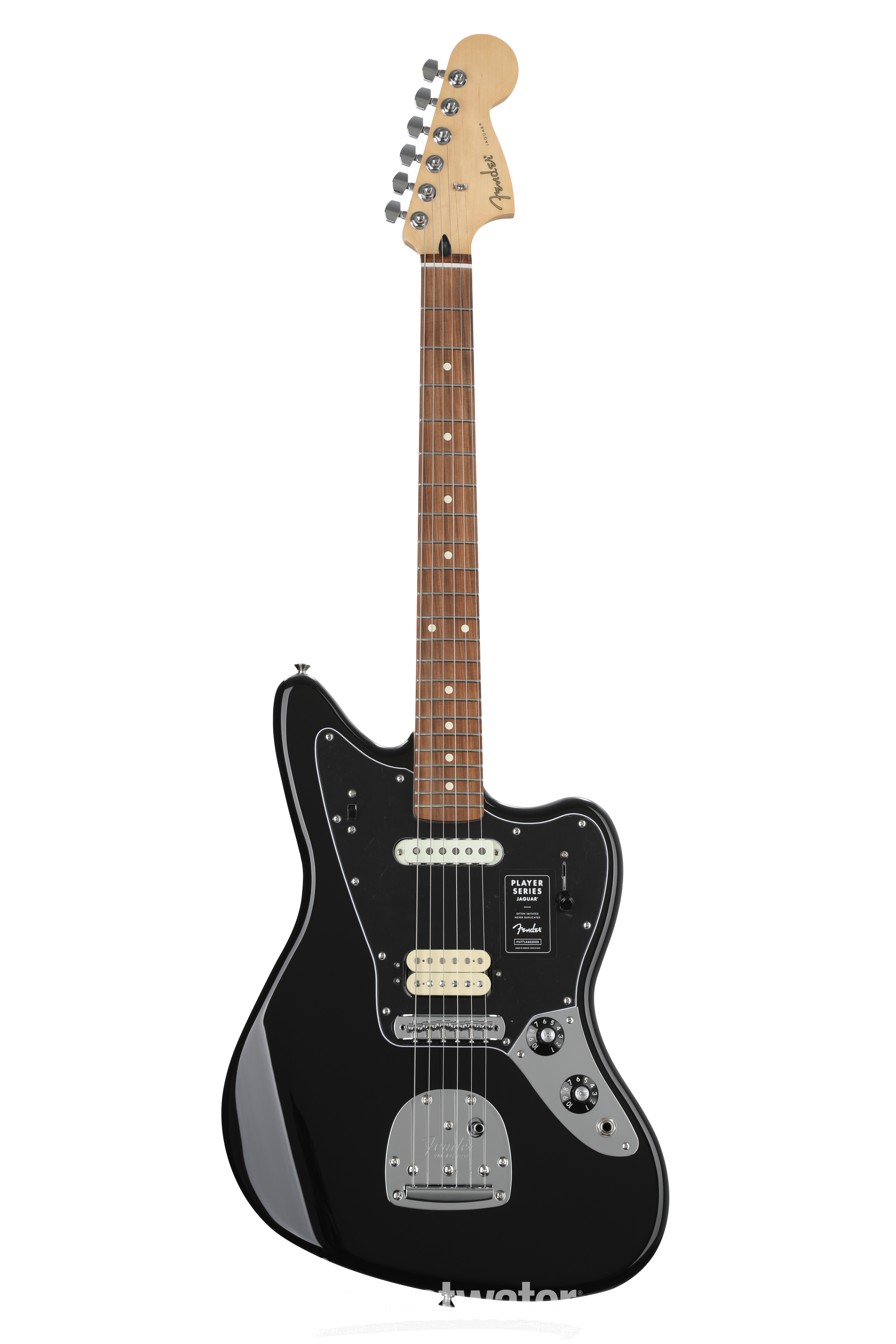 Fender Player Jaguar - Black with Pau Ferro Fingerboard | Sweetwater