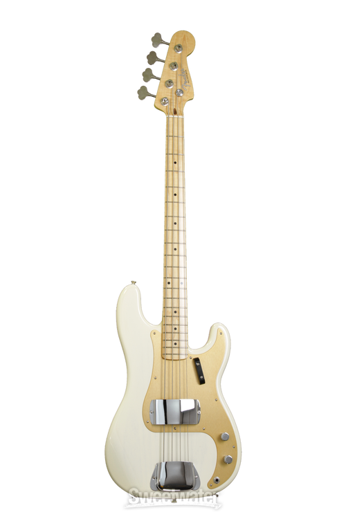 Fender American Vintage '58 P Bass - White Blonde | Sweetwater