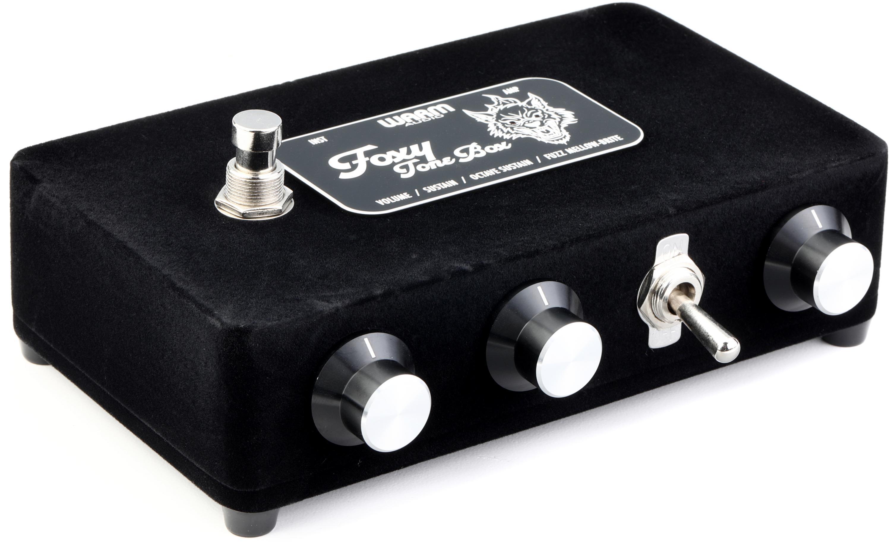 Warm Audio Foxy Tone Box Fuzz Pedal - Werewolf Black, Sweetwater