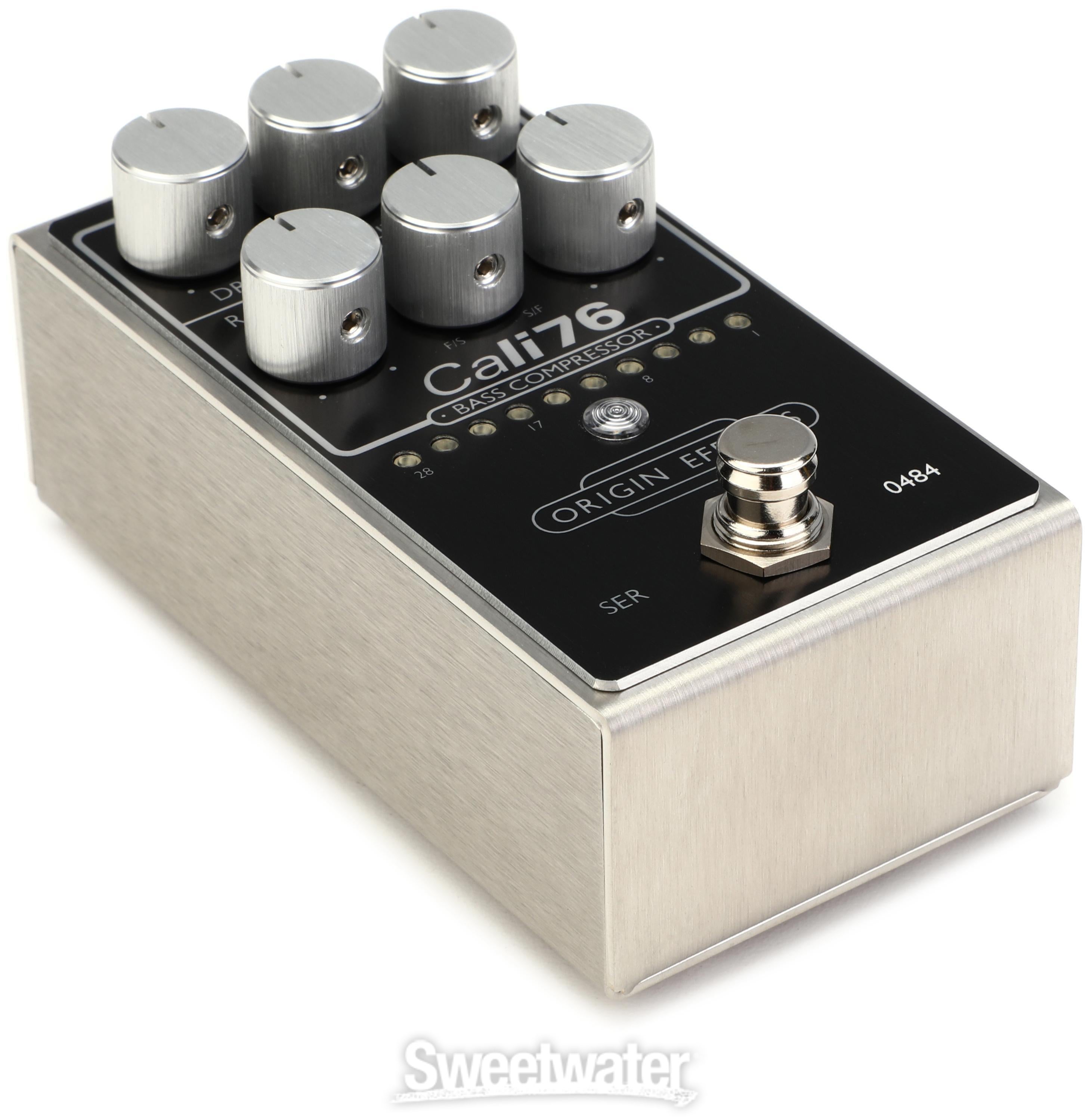 Origin Effects Cali76 Bass Compressor Pedal - 64 black panel