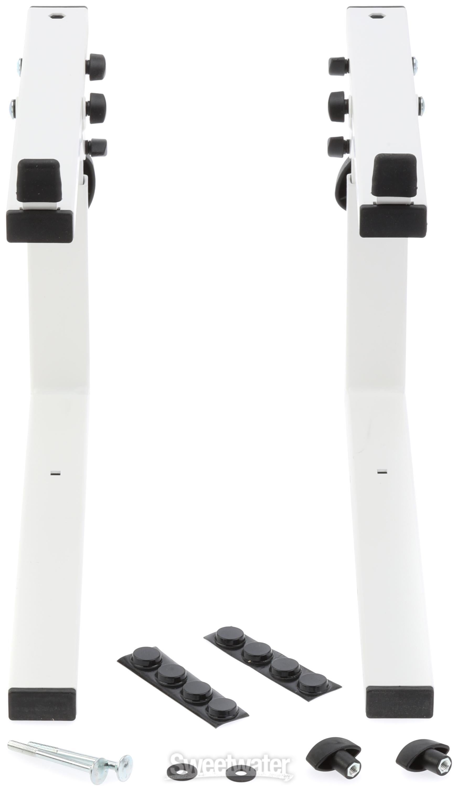 K&M 18811 Stacker Second Tier for Omega Stand - White | Sweetwater