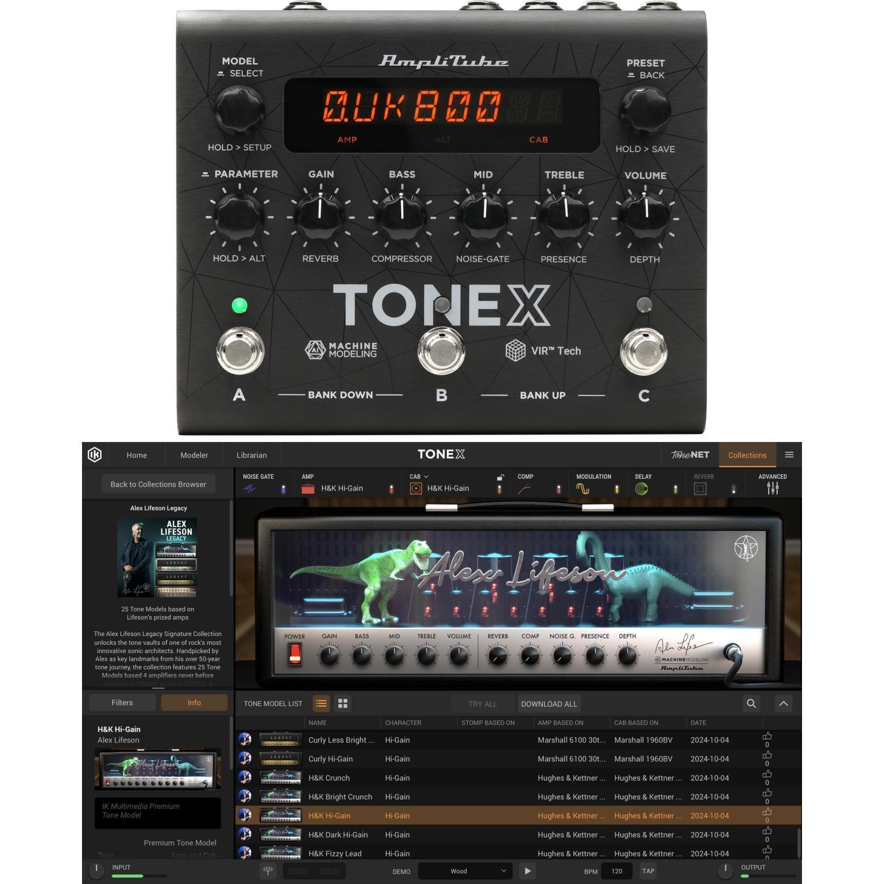 IK Multimedia TONEX Pedal Amplifier/Cabinet/Pedal Modeler with