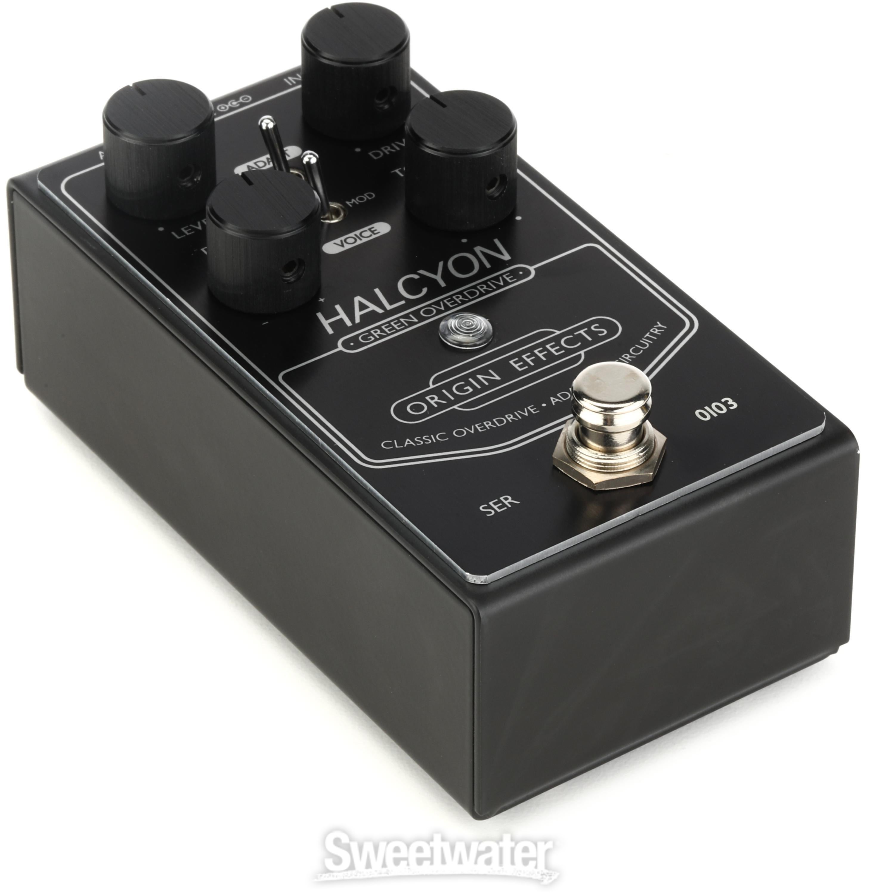 Origin Effects Halcyon Green Overdrive Pedal - Black Edition
