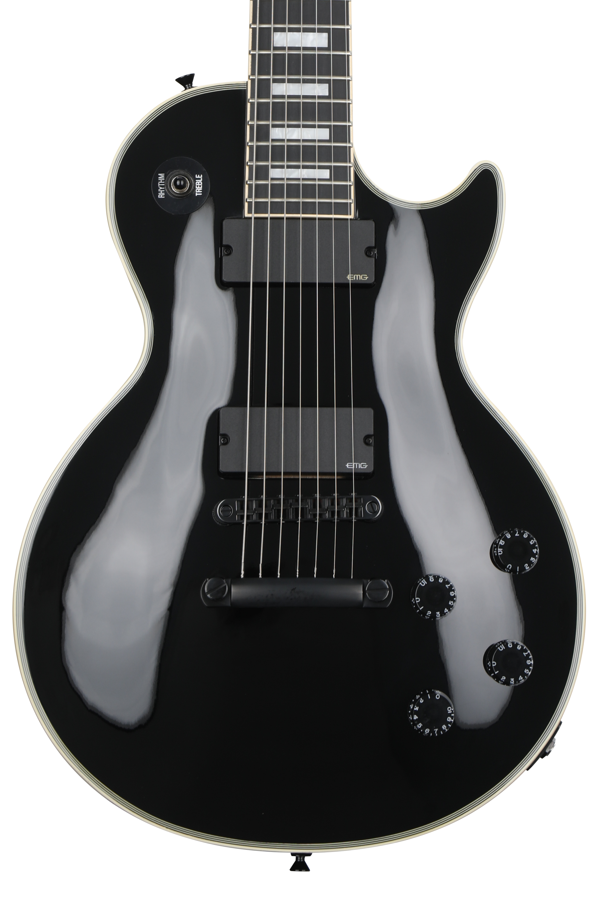 Epiphone Matt Heafy Les Paul Custom-7 - Ebony | Sweetwater