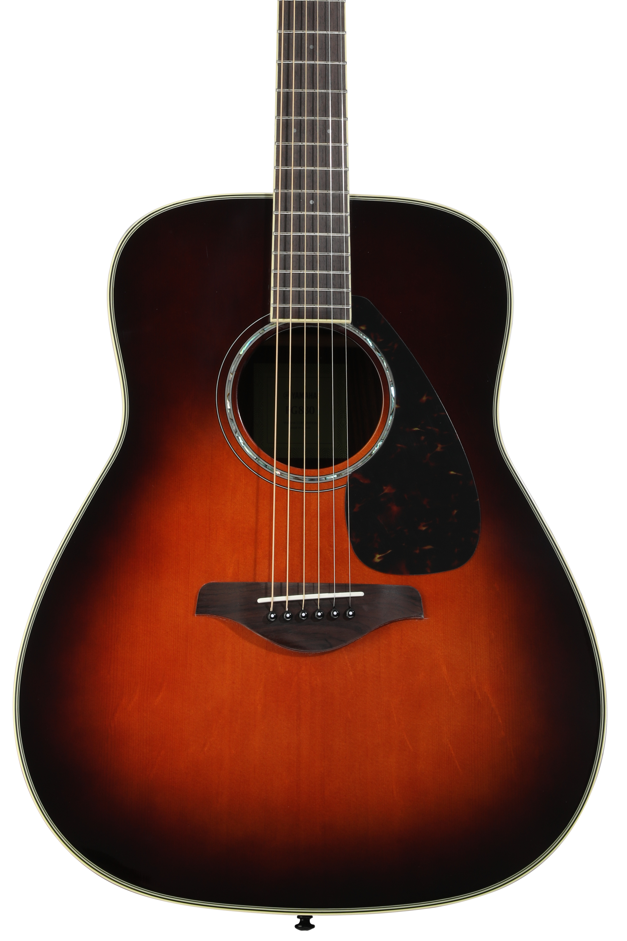 Yamaha FG830 Dreadnought Acoustic Guitar - Tobacco Brown Sunburst