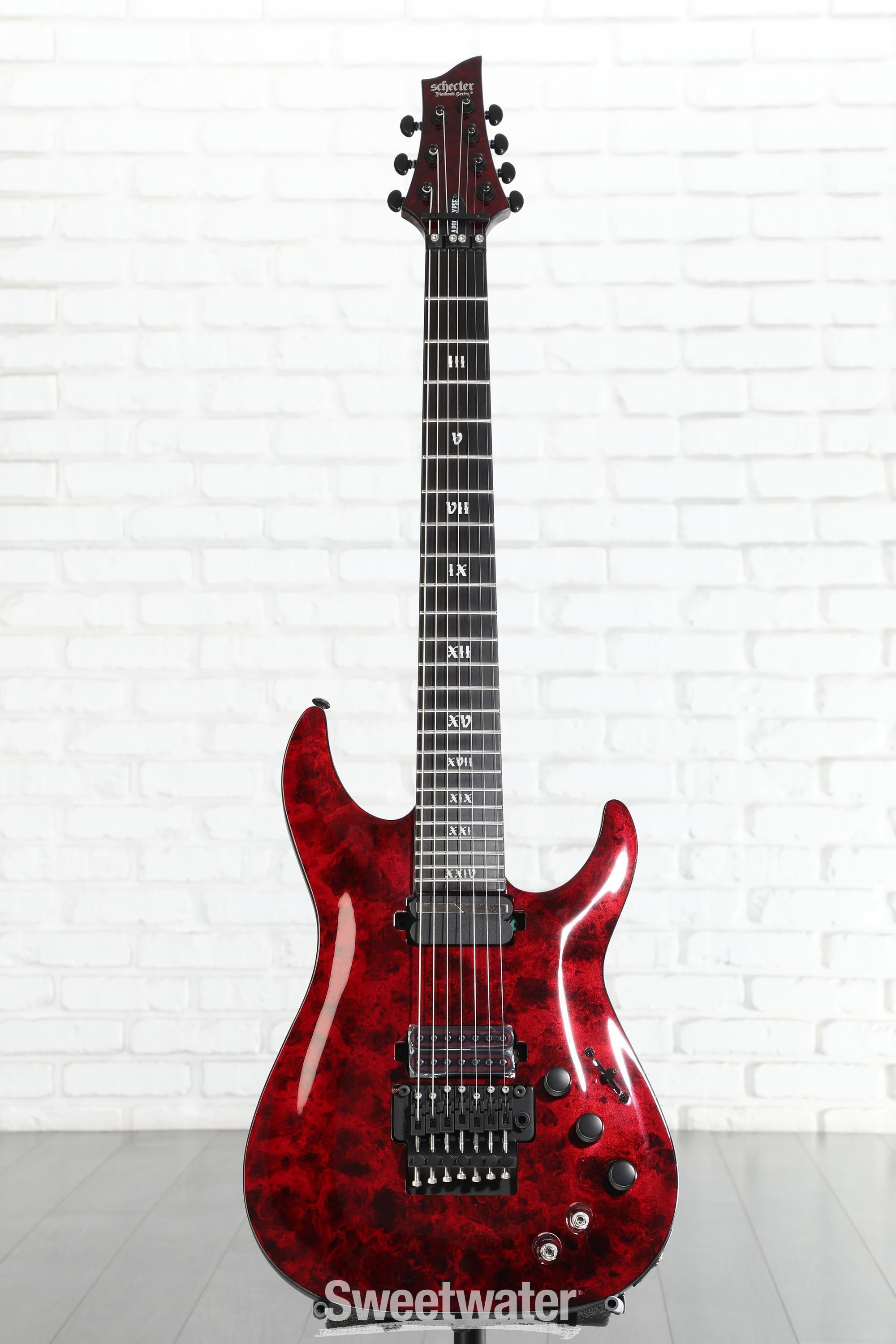 Schecter C-7 FR-S Apocalypse Electric Guitar - Red Reign | Sweetwater