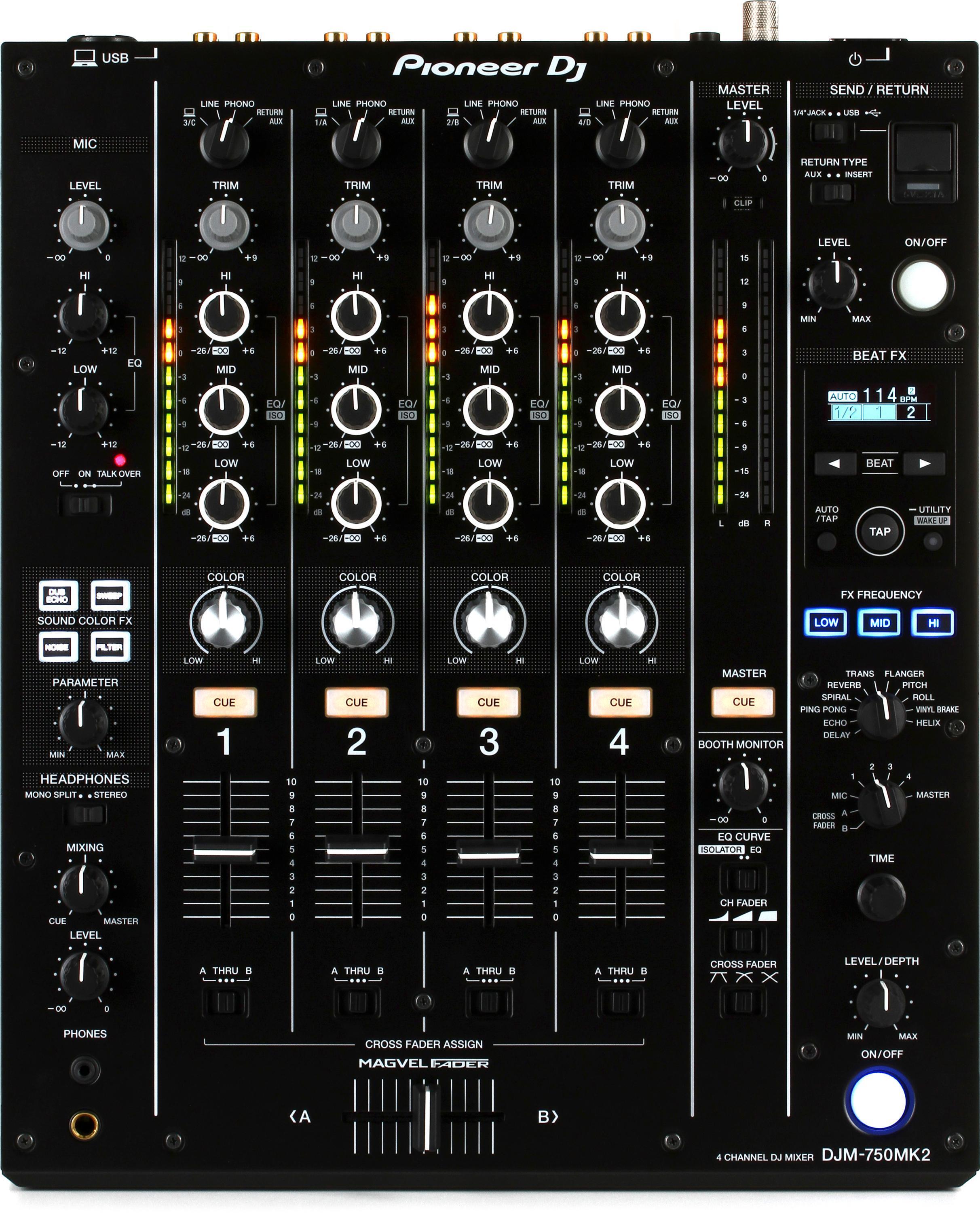 Pioneer DJ DJM-900NXS2 4-channel DJ Mixer with Effects - White
