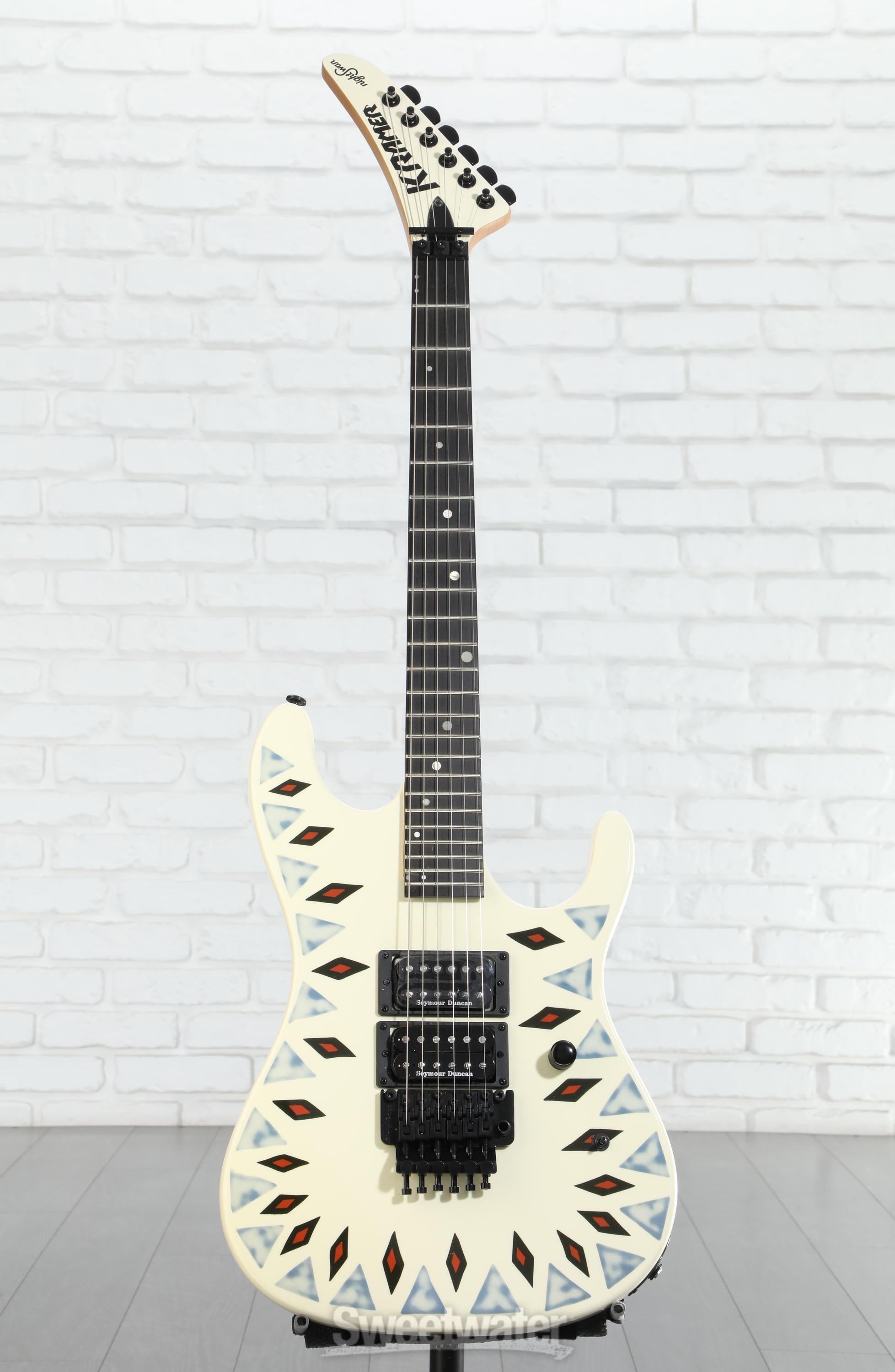 Kramer Nightswan Electric Guitar - Aztec Marble Graphic | Sweetwater