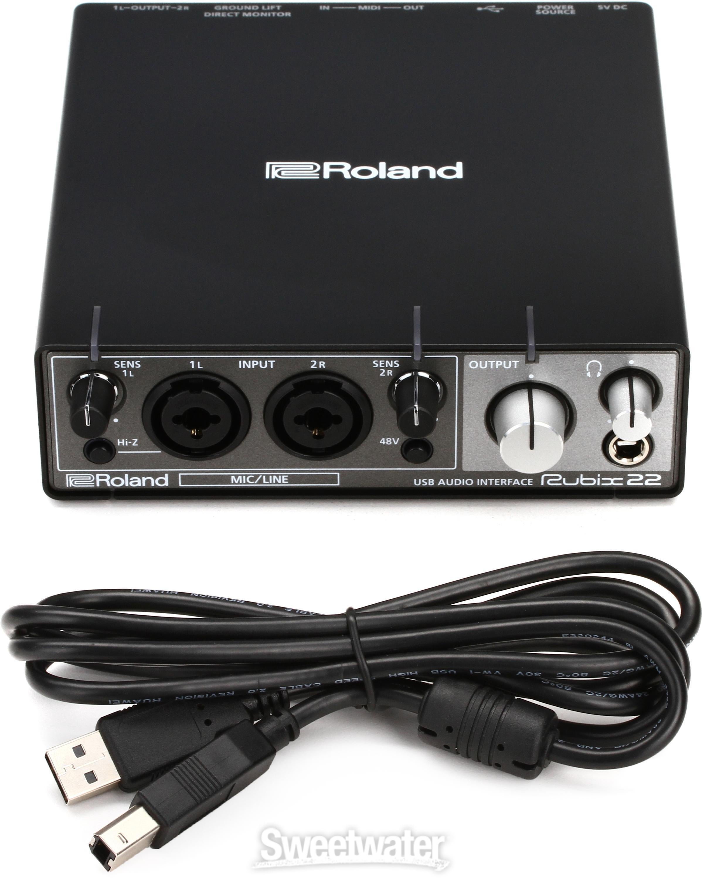 Roland Rubix 22 USB Audio Interface | Sweetwater