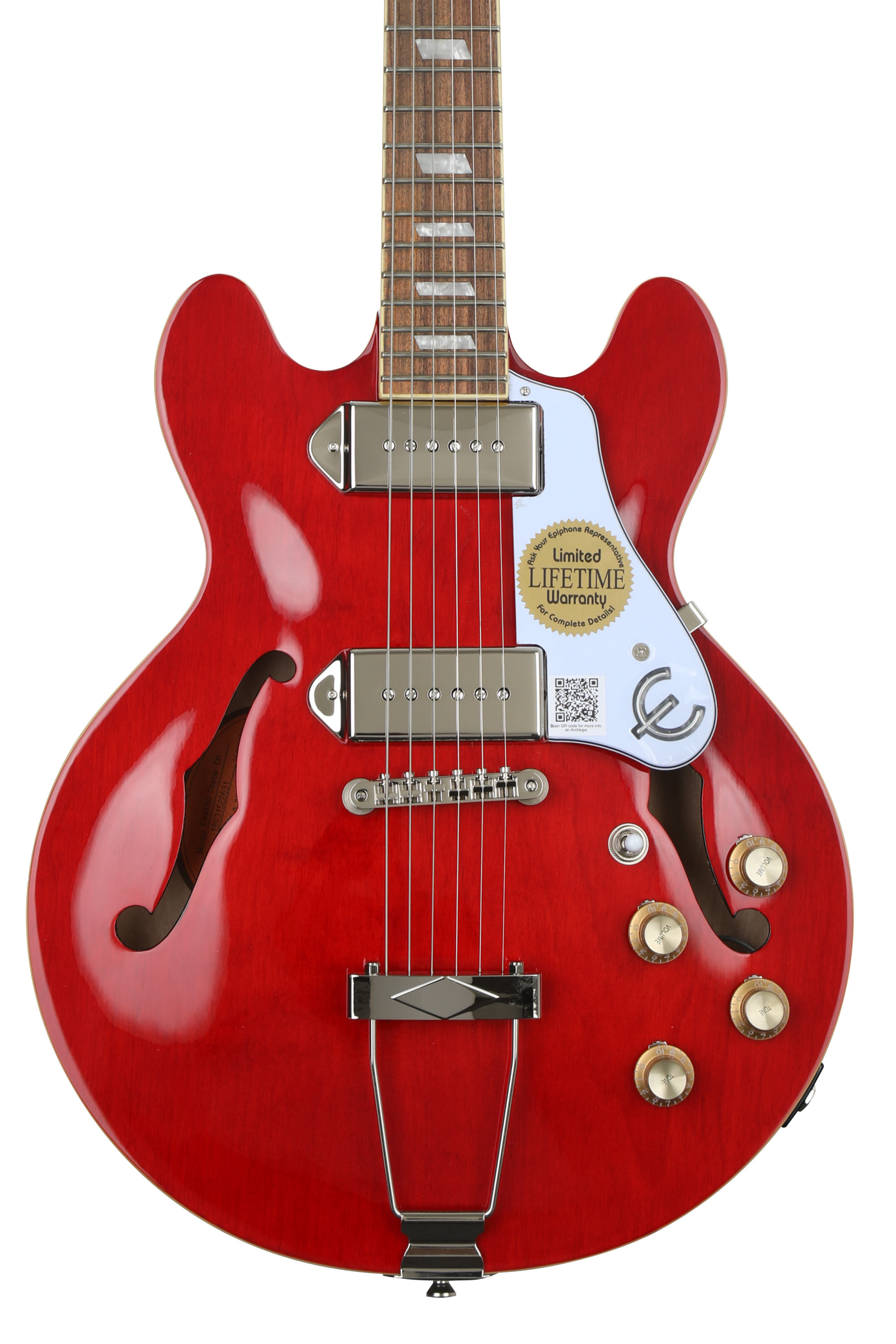 Epiphone Casino Coupe Hollowbody Electric Guitar - Cherry | Sweetwater