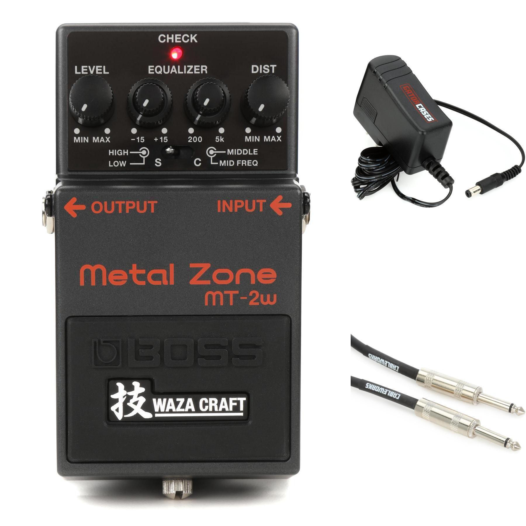 Boss MT-2W Waza Craft Metal Zone Distortion Pedal | Sweetwater