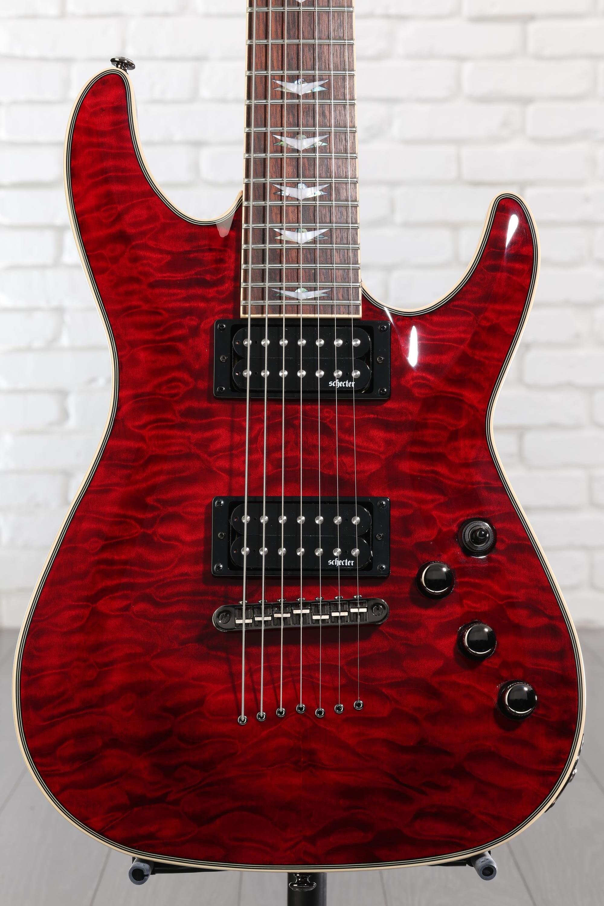 Schecter Omen Extreme-7 Electric Guitar - Black Cherry | Sweetwater
