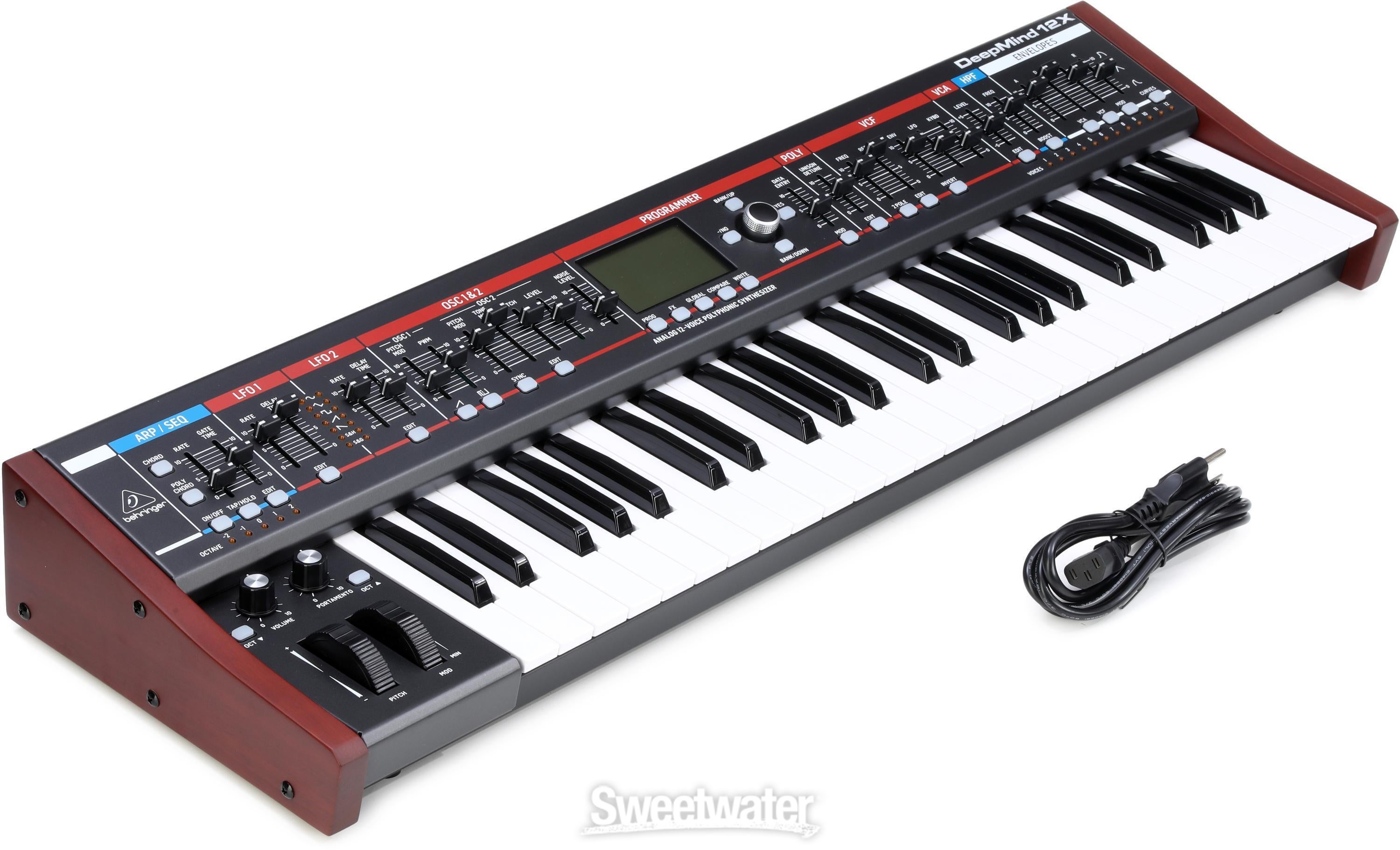 Behringer DeepMind 12X Polyphonic Analog Synthesizer | Sweetwater