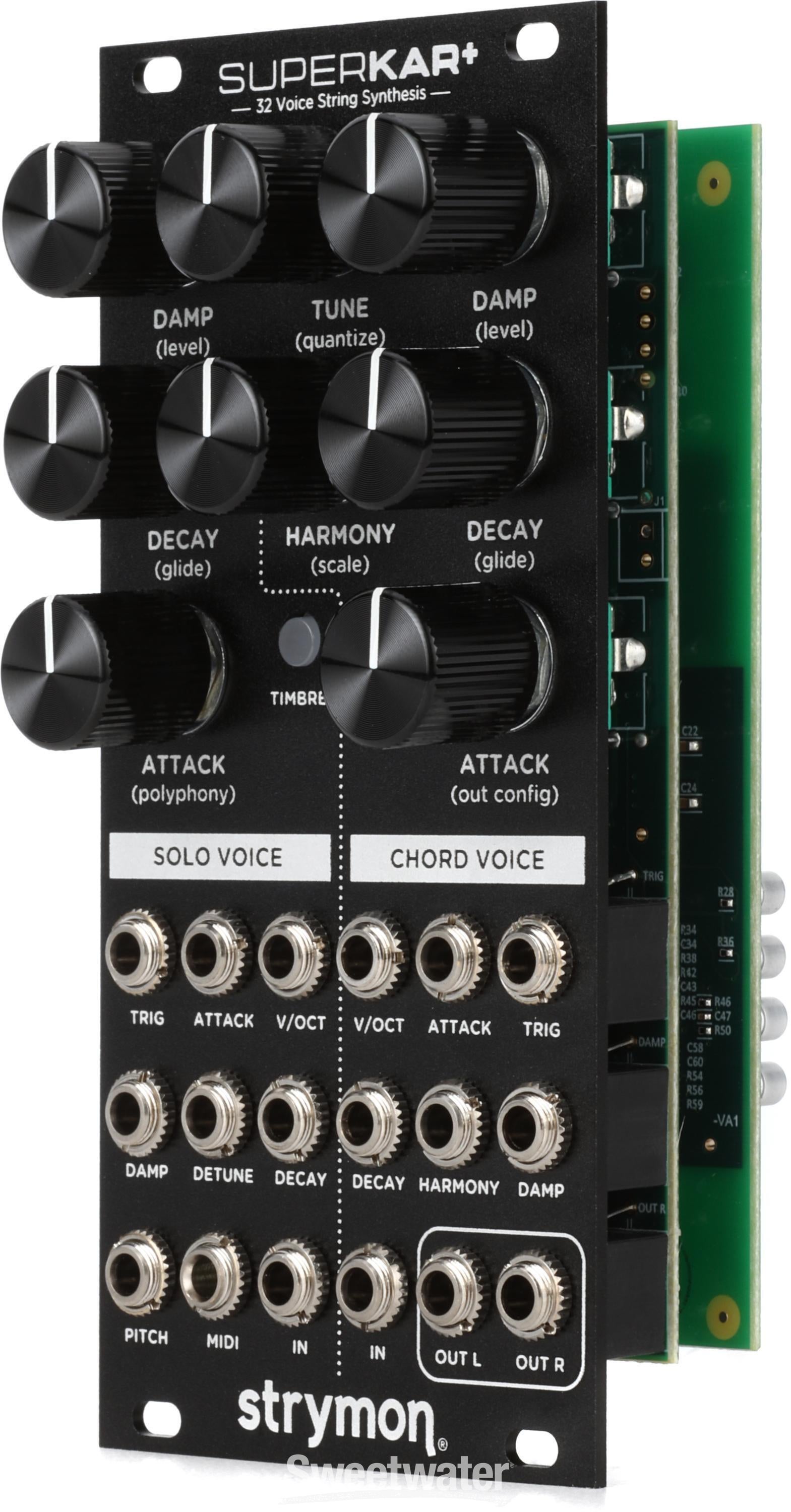 Strymon SuperKar+ Synth Voice Eurorack Module | Sweetwater