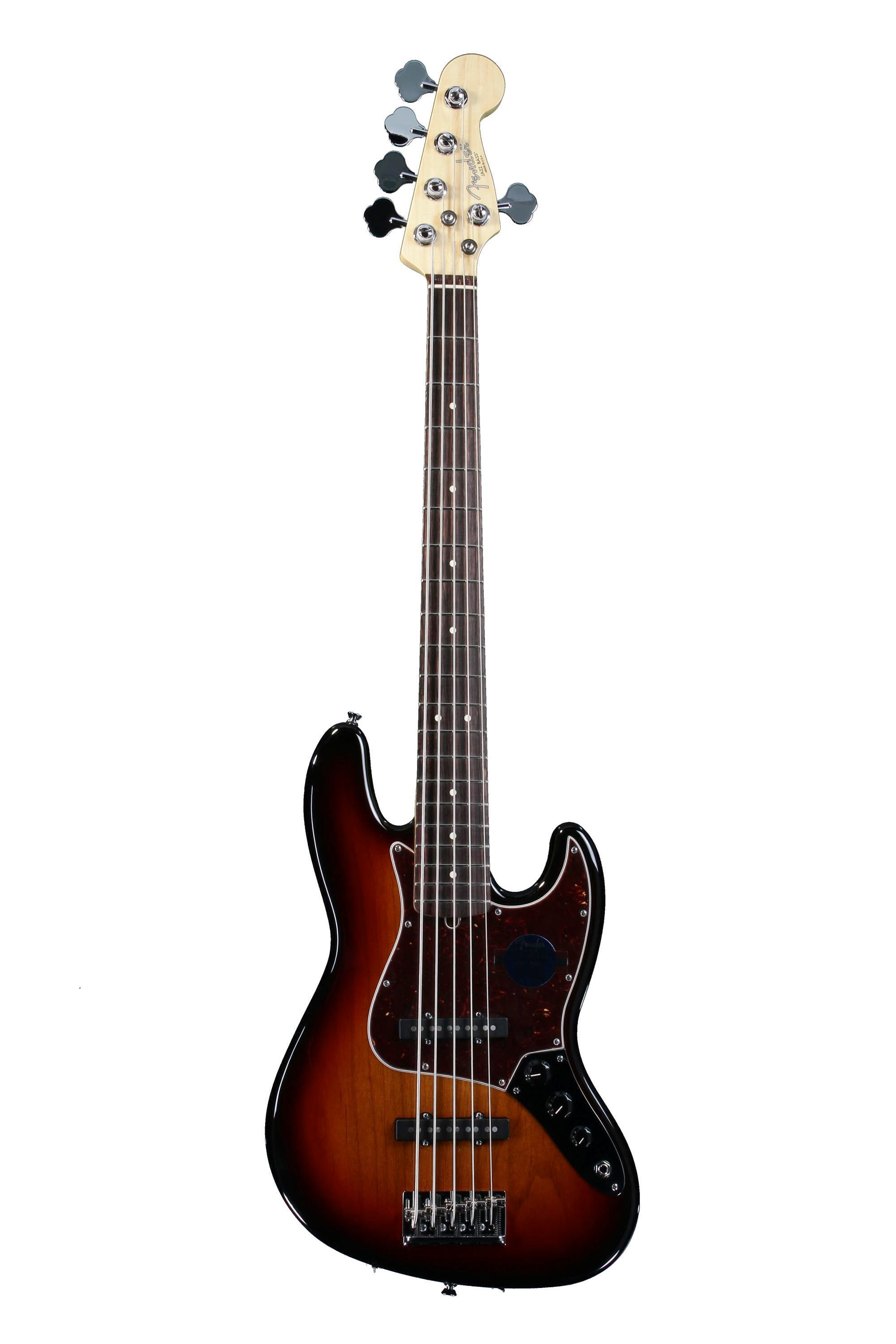 Fender American Standard Jazz Bass V - 3-Color Sunburst 5-string