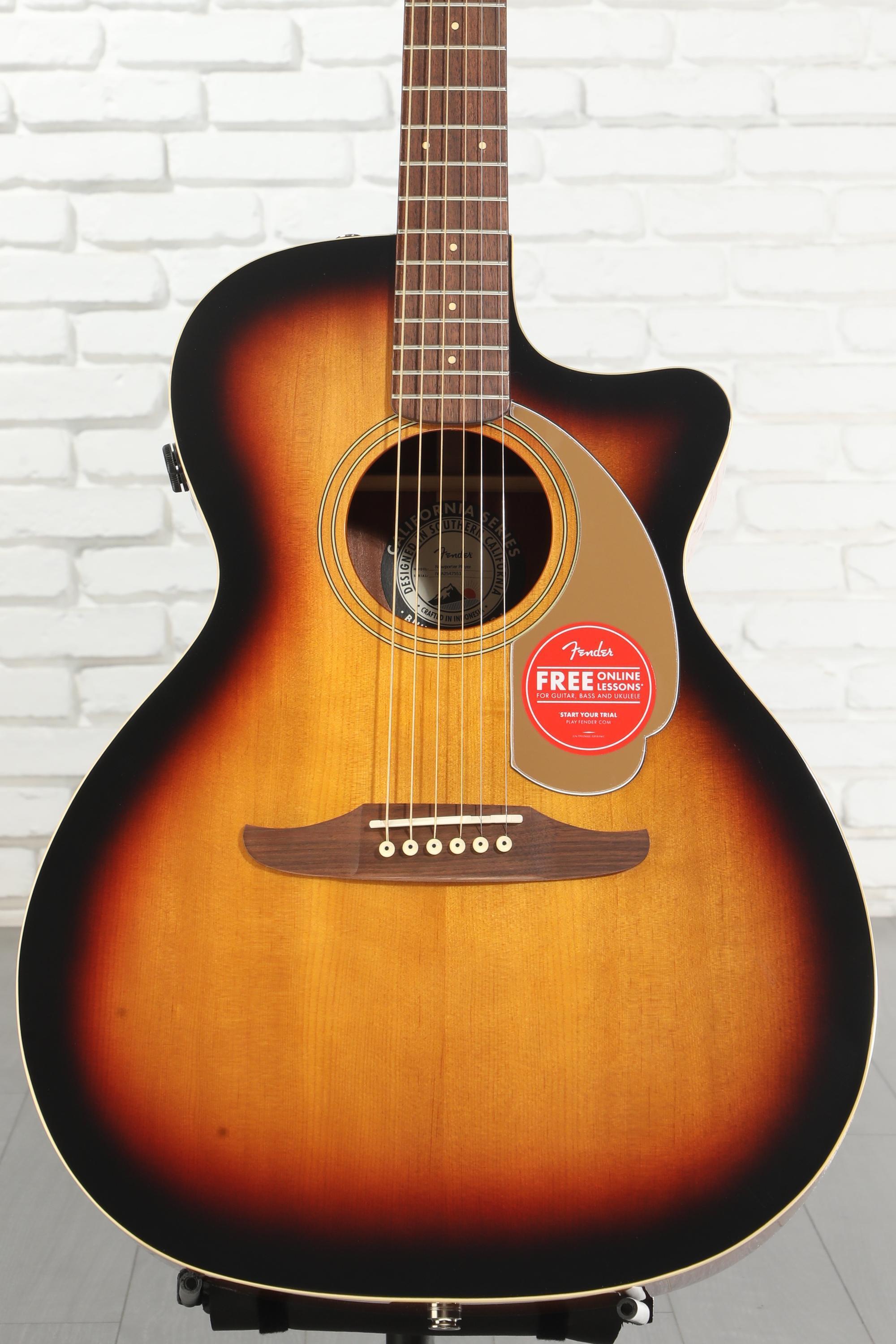 Fender Newporter Player Acoustic-electric Guitar - Sunburst