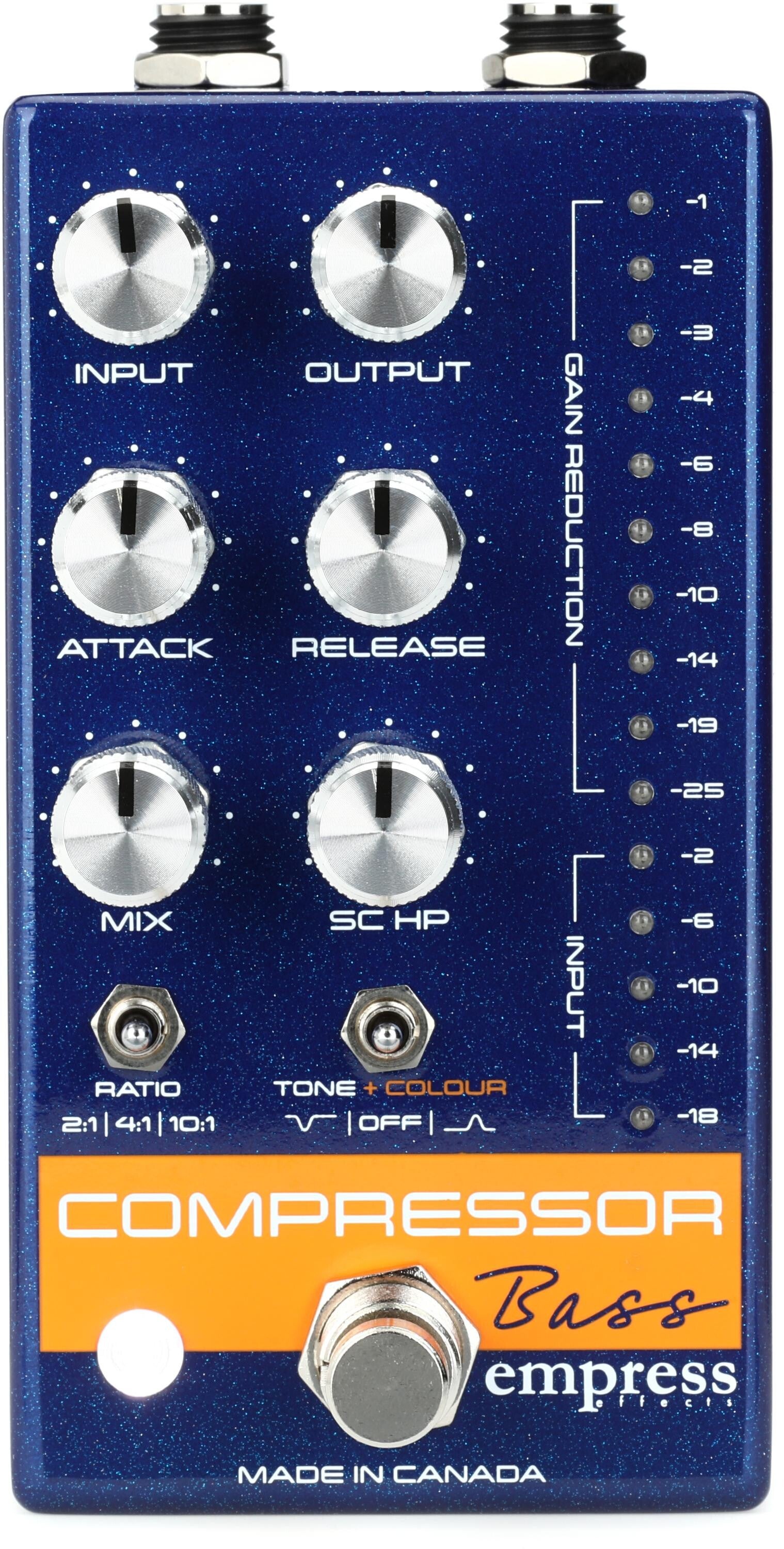 Empress Effects Bass Compressor Pedal - Blue | Sweetwater