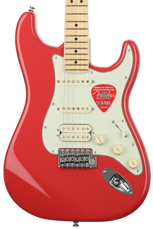 Fender American Special Stratocaster HSS - Fiesta Red with Maple