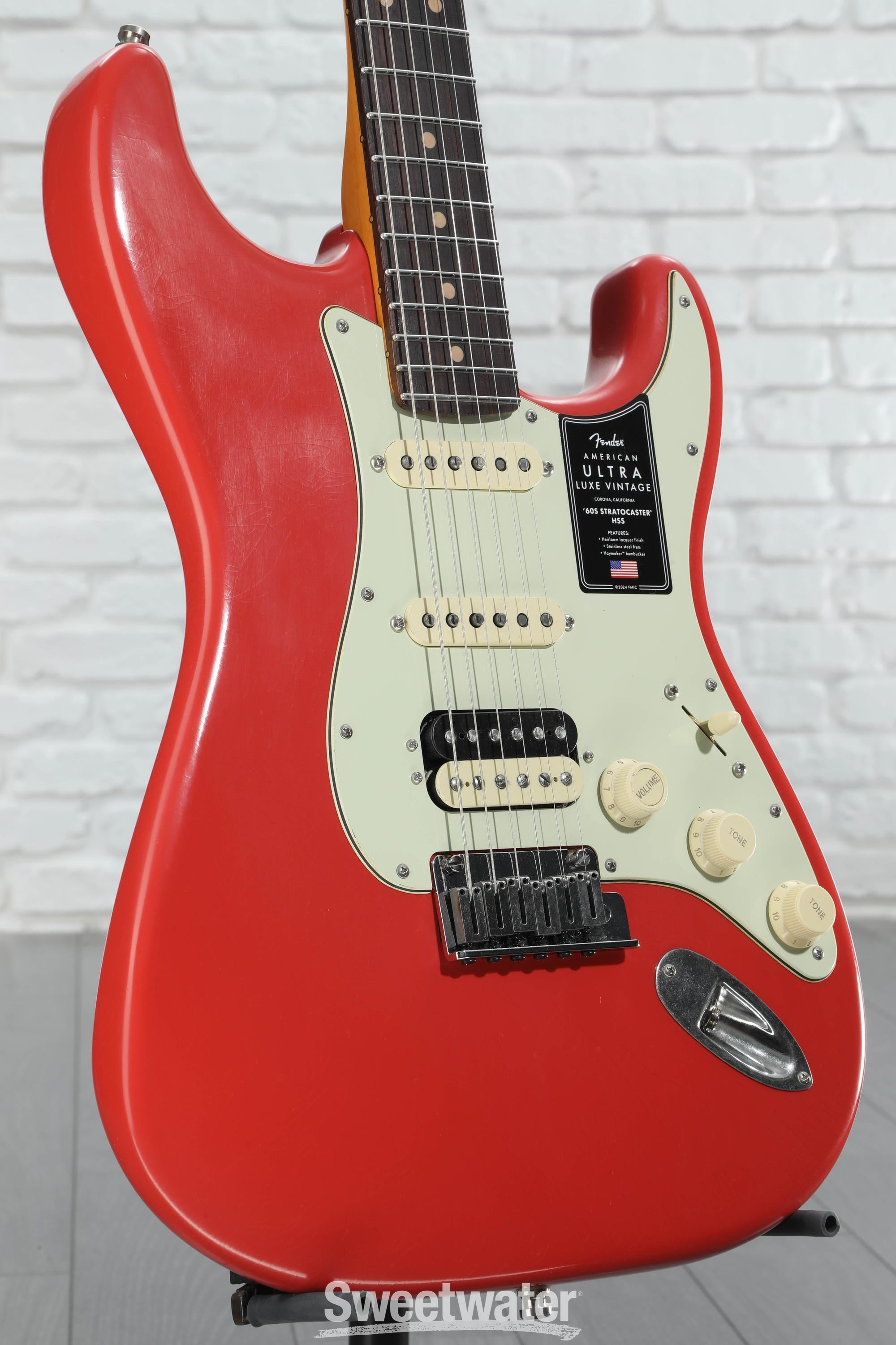 Fender American Ultra Luxe Vintage '60s Stratocaster HSS Electric