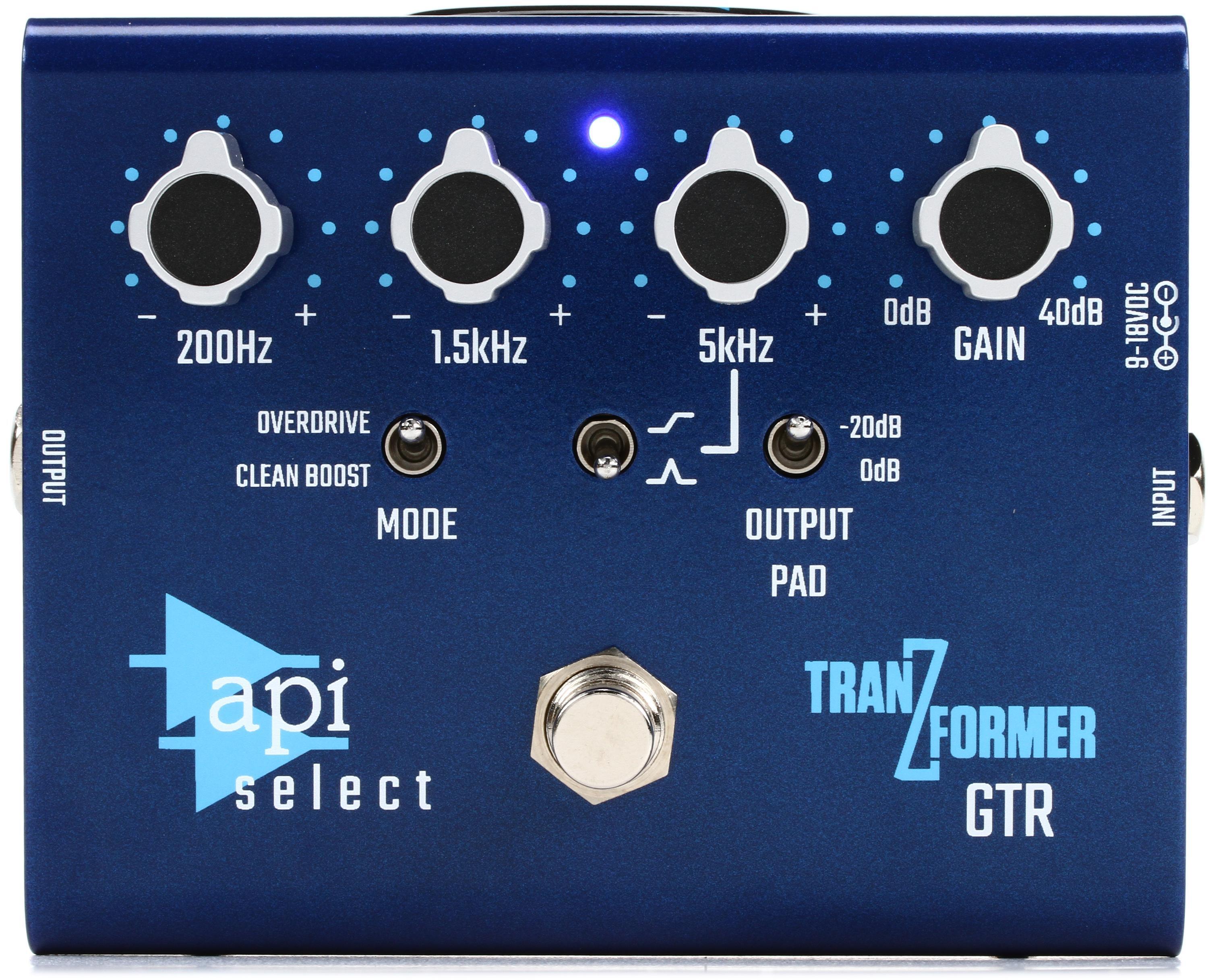 API TranZformer GTR EQ/Boost Pedal | Sweetwater