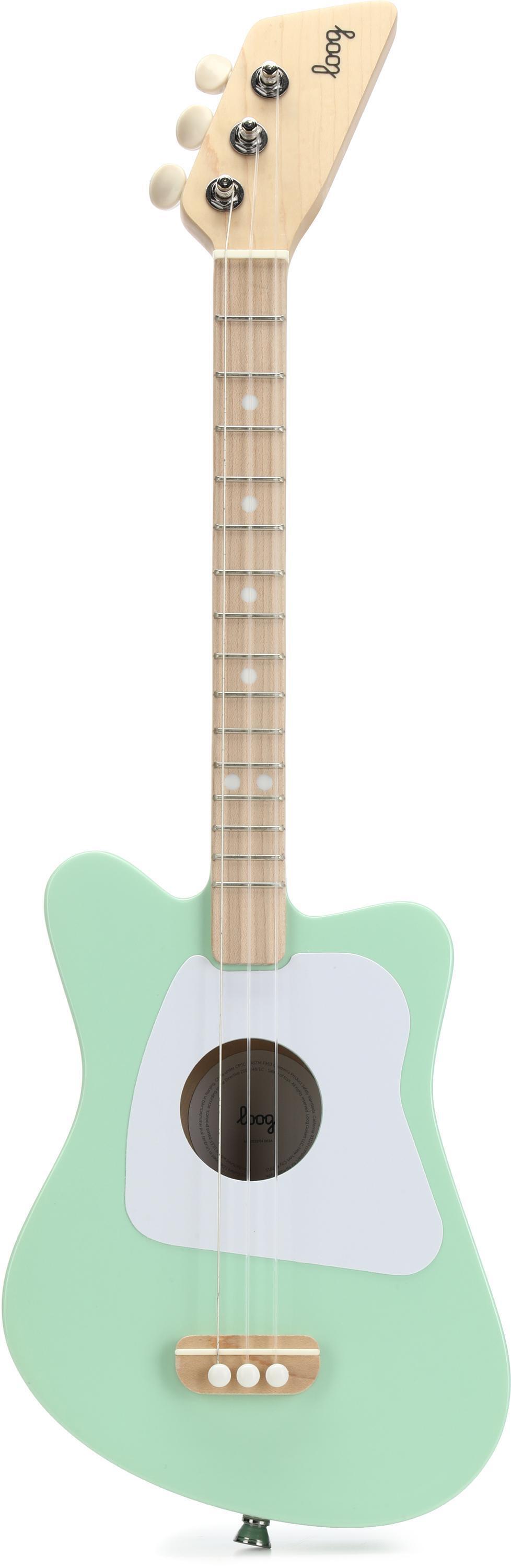 Loog Guitars Mini Acoustic Nylon-string Guitar - Green | Sweetwater