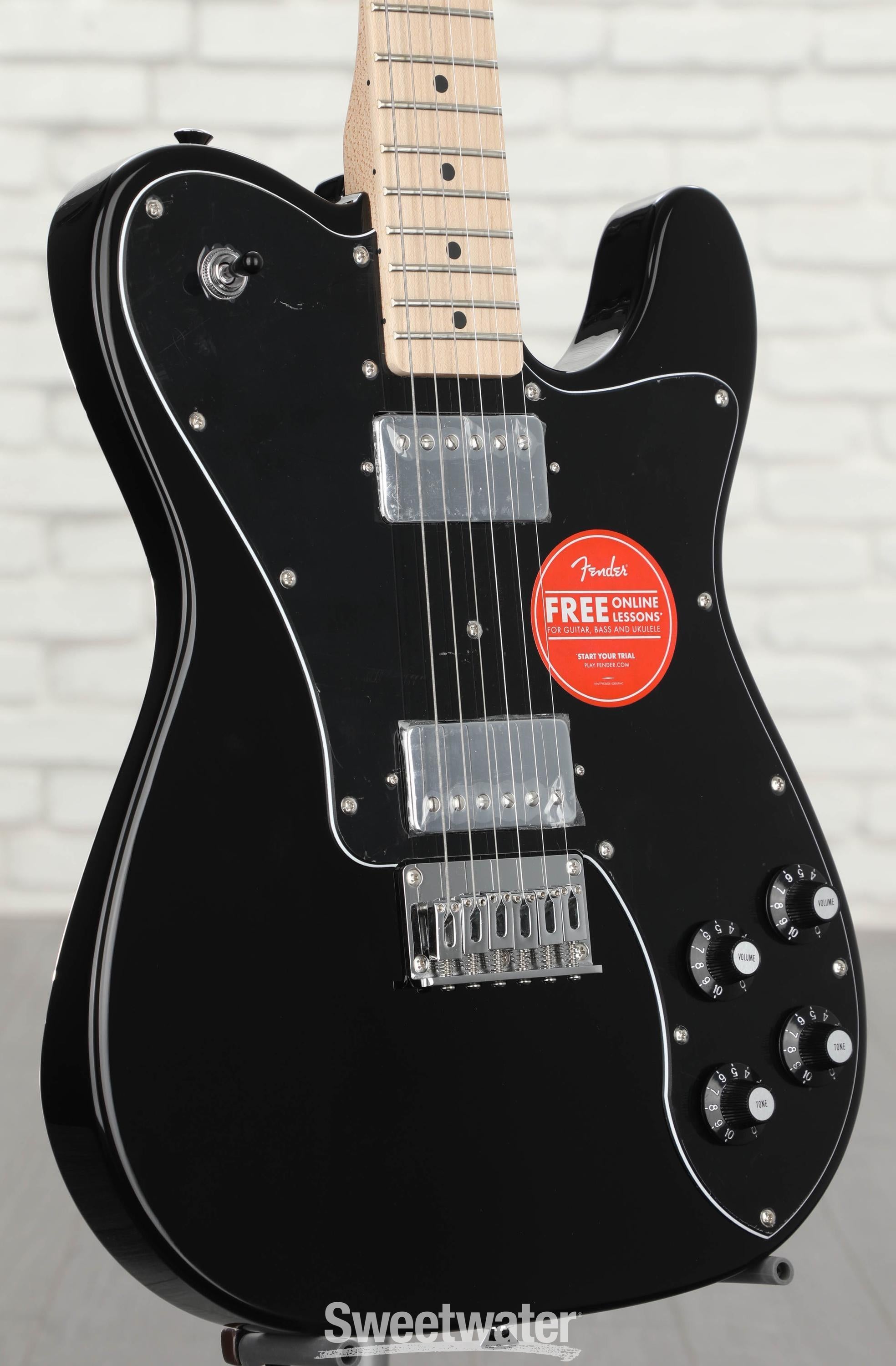 Squier Affinity Series Telecaster Deluxe Electric Guitar - Black