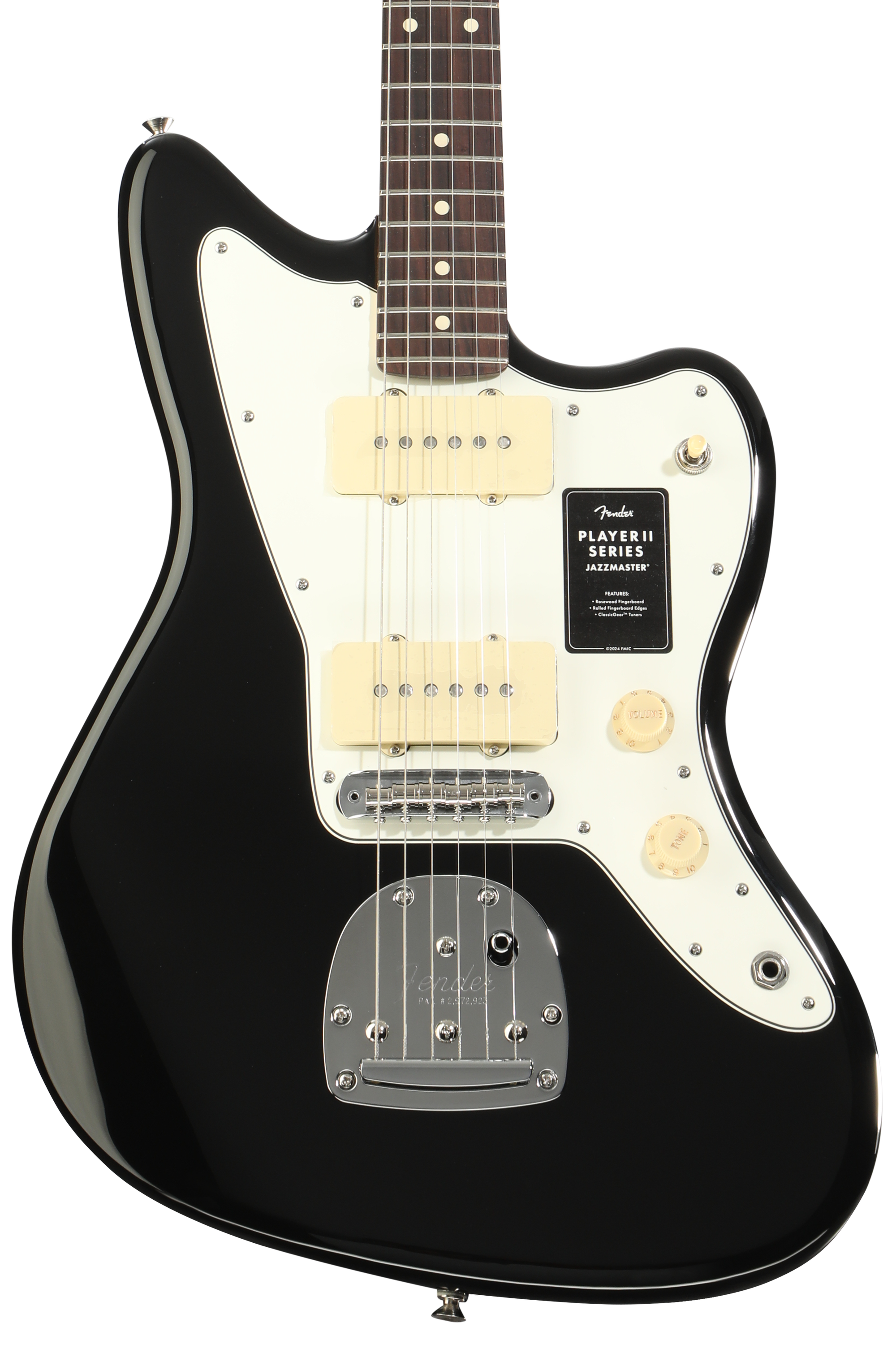 Fender Player II Jazzmaster Electric Guitar - Black | Sweetwater