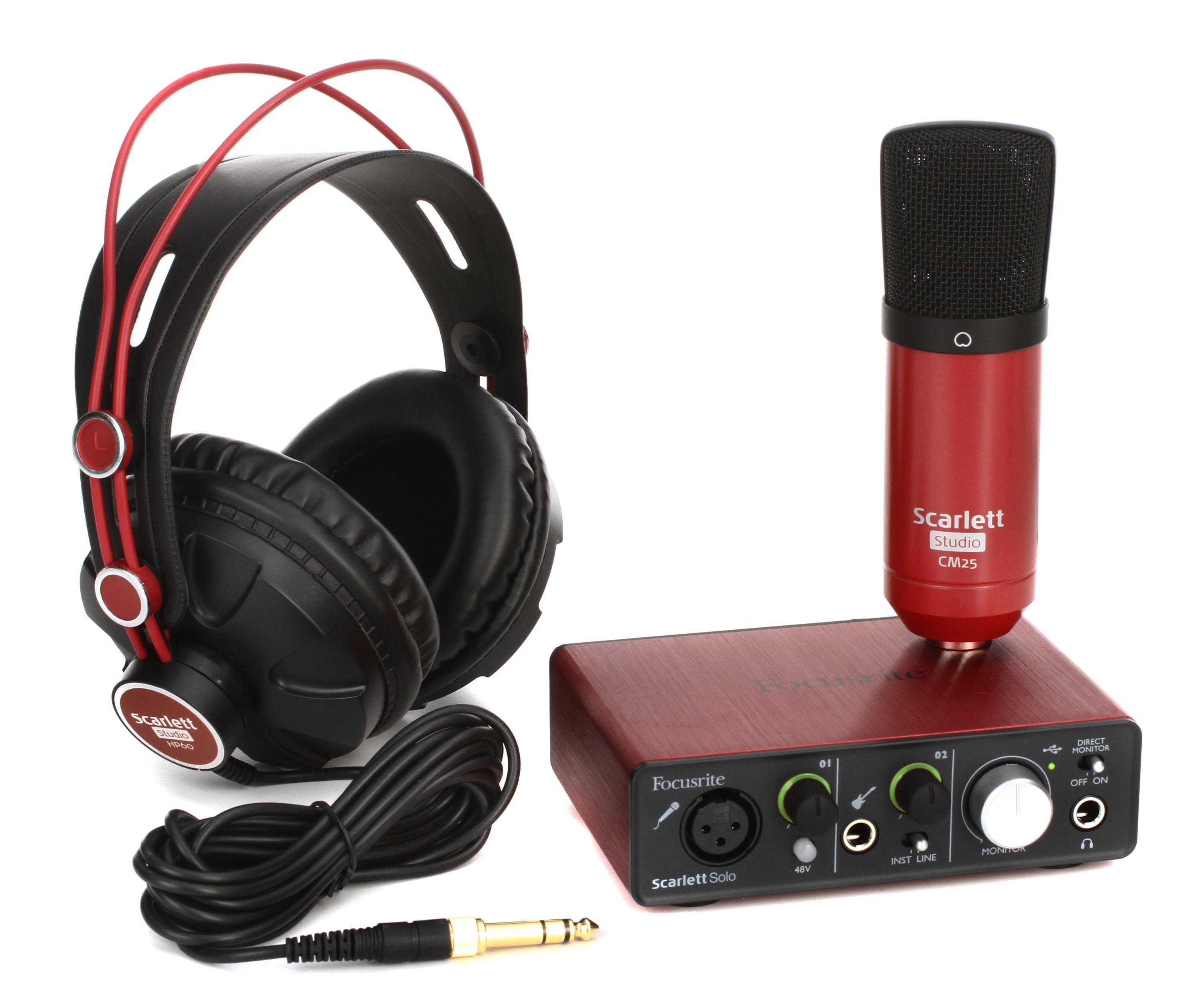 Focusrite Scarlett Solo Studio Pack | Sweetwater