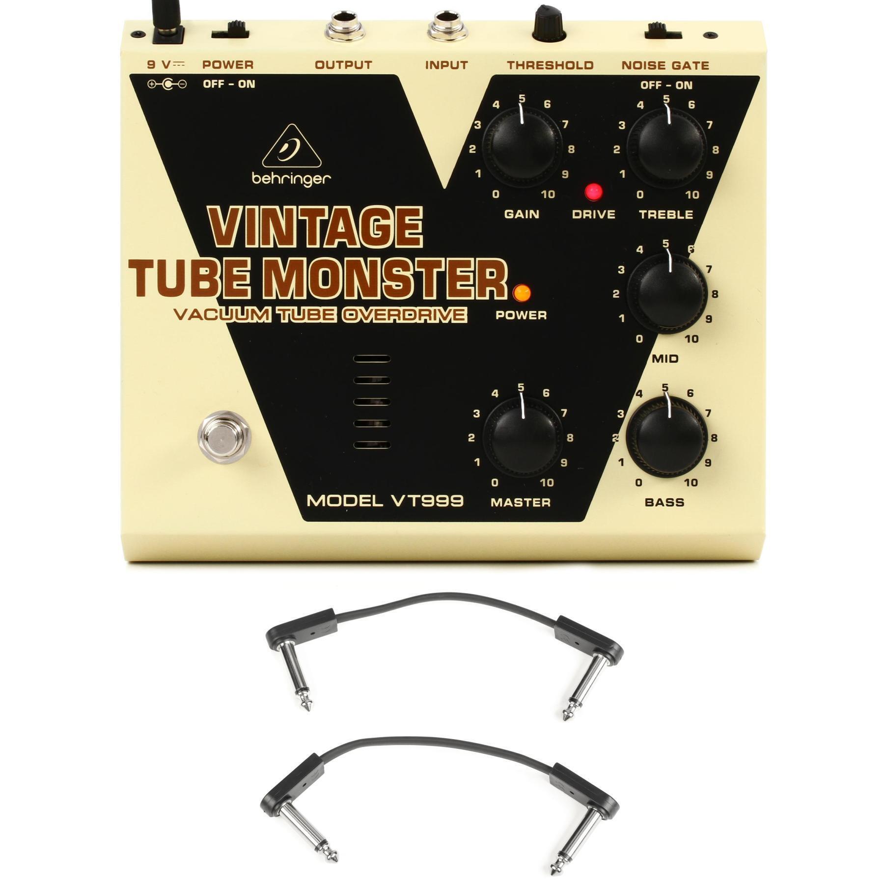 Behringer VT999 Vintage Tube Monster Overdrive Pedal with EBS
