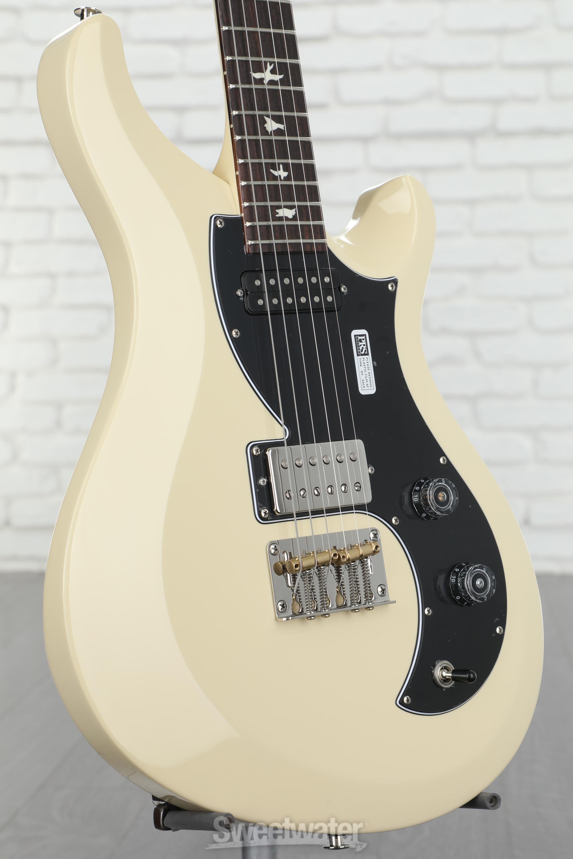 PRS S2 Vela Electric Guitar - Antique White | Sweetwater
