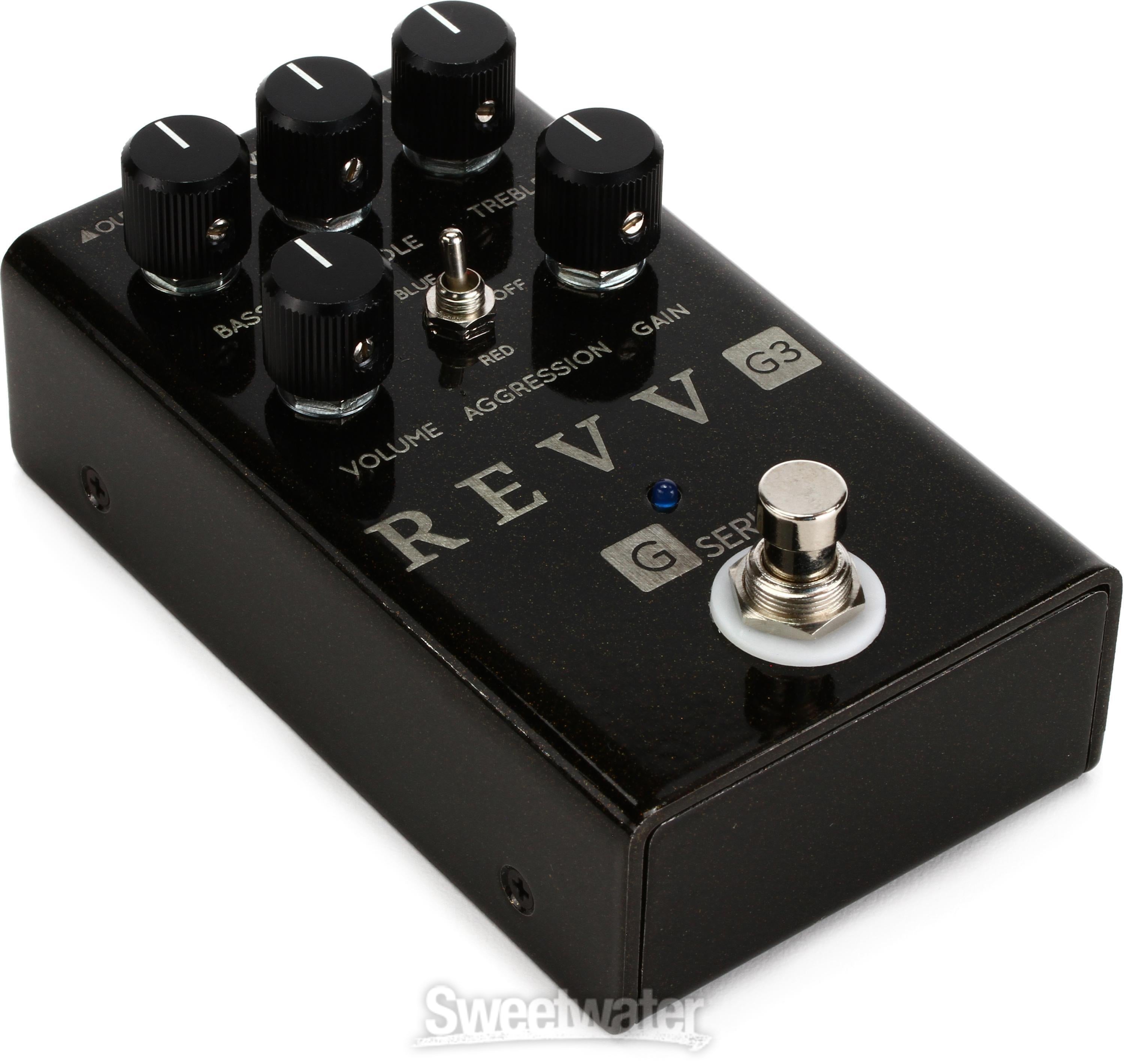 Revv G3 Purple Channel Preamp/Overdrive/Distortion Pedal - Bronze