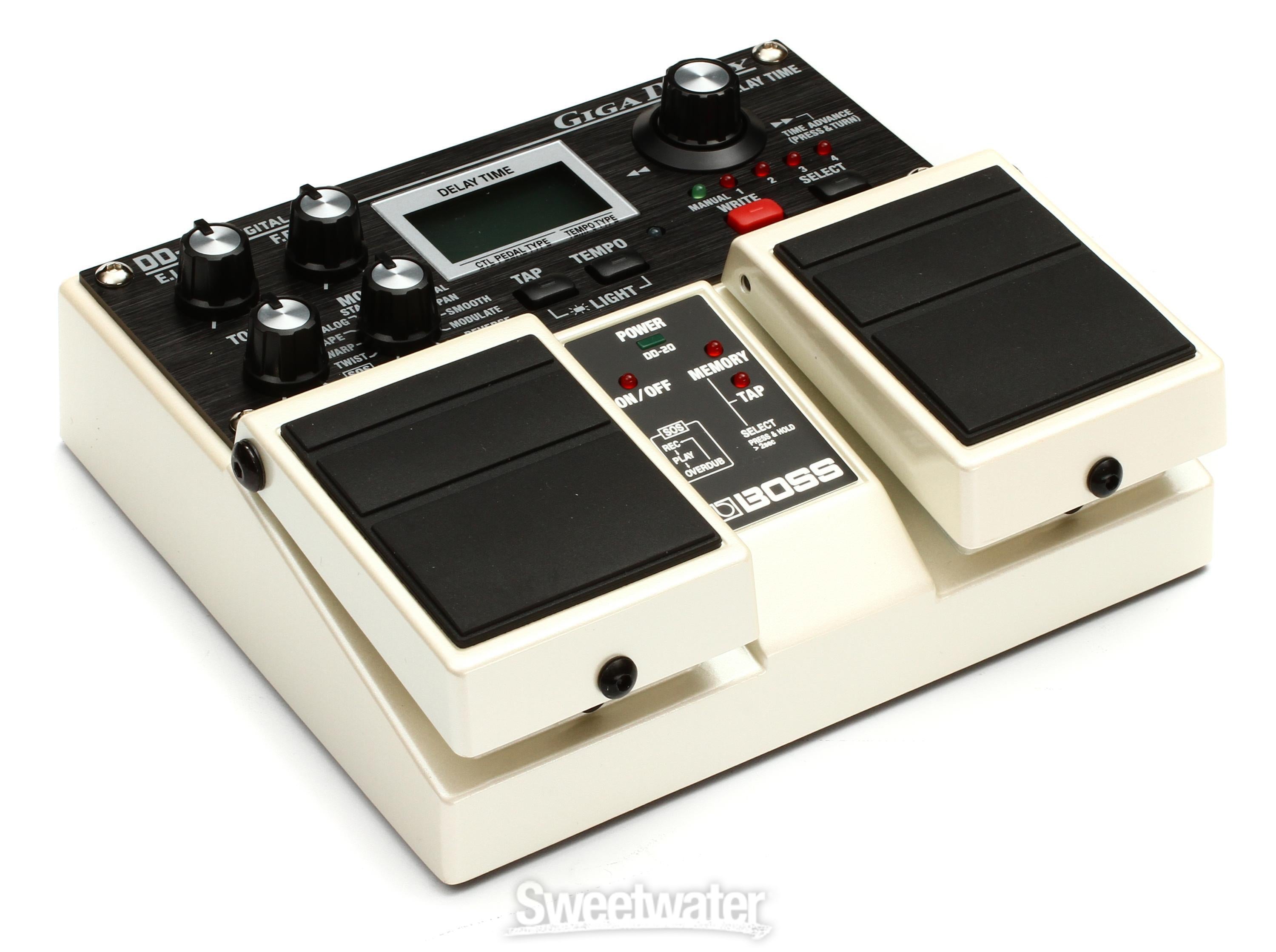 Boss DD-20 Giga Delay Digital Delay Pedal | Sweetwater