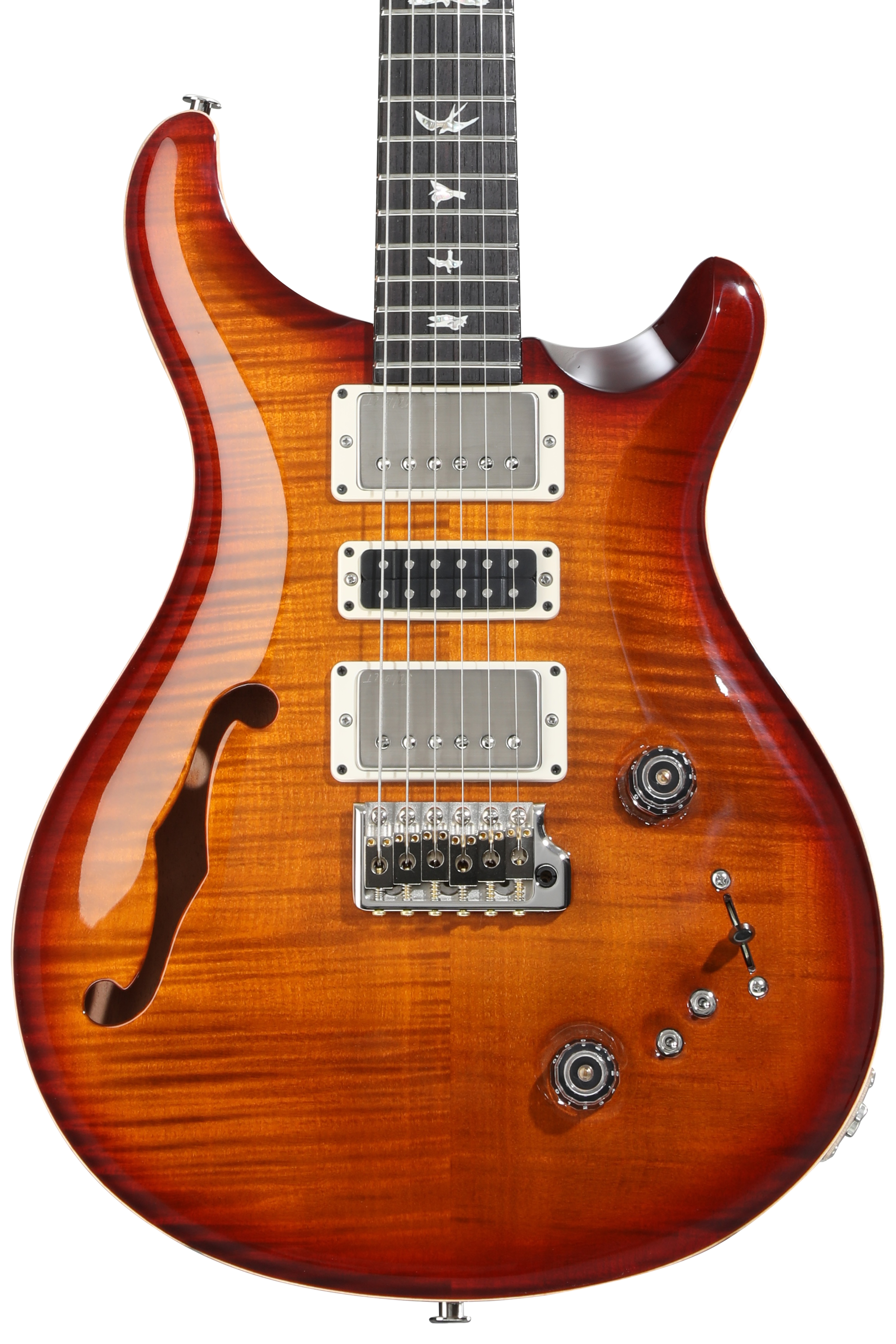 PRS Special Semi-Hollow Electric Guitar - Dark Cherry Sunburst