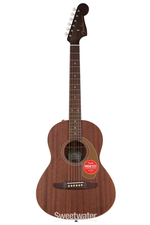 Fender Sonoran Mini Acoustic Guitar - All Mahogany | Sweetwater
