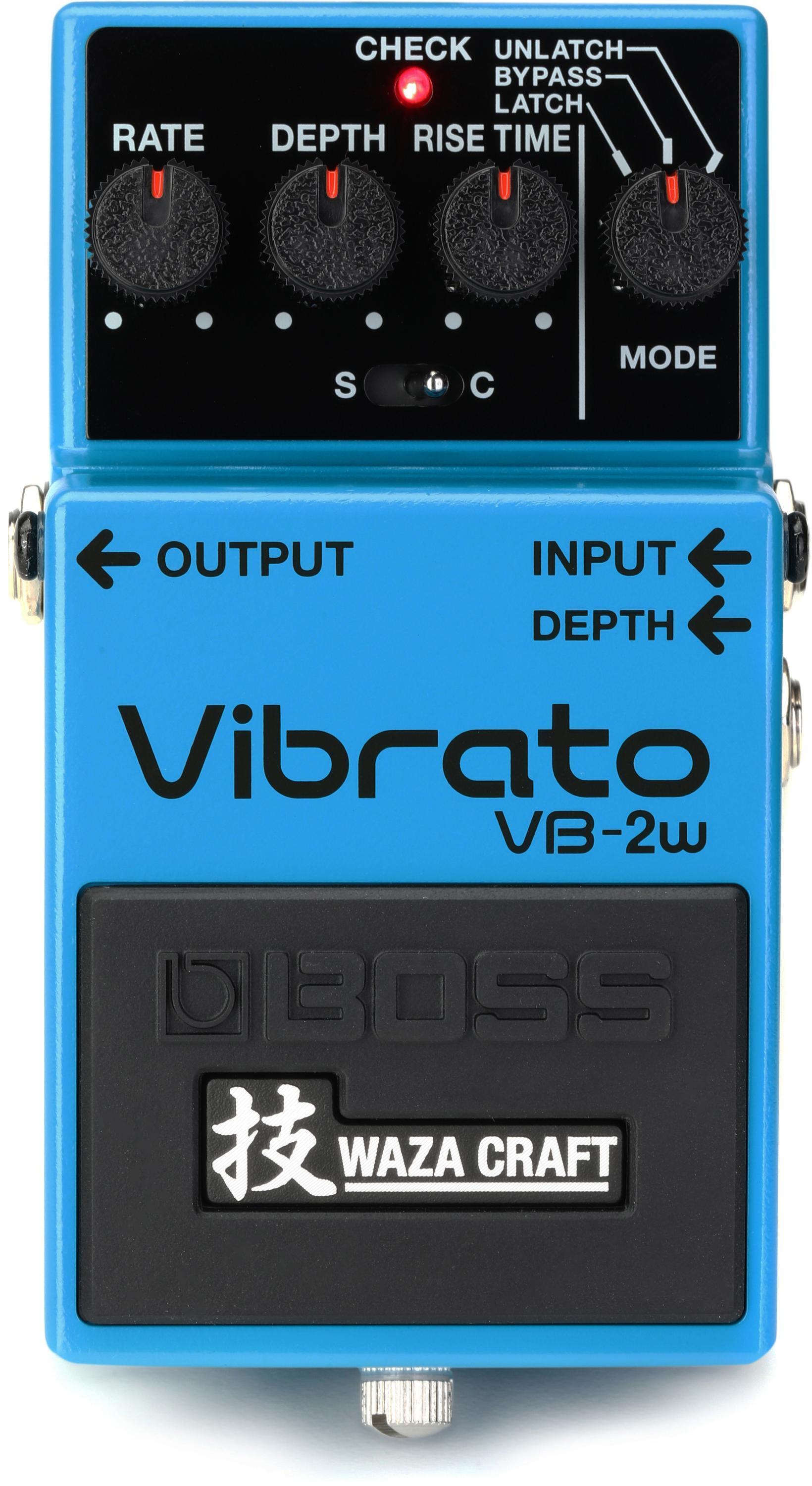 Boss VB-2W Waza Craft Vibrato Pedal | Sweetwater